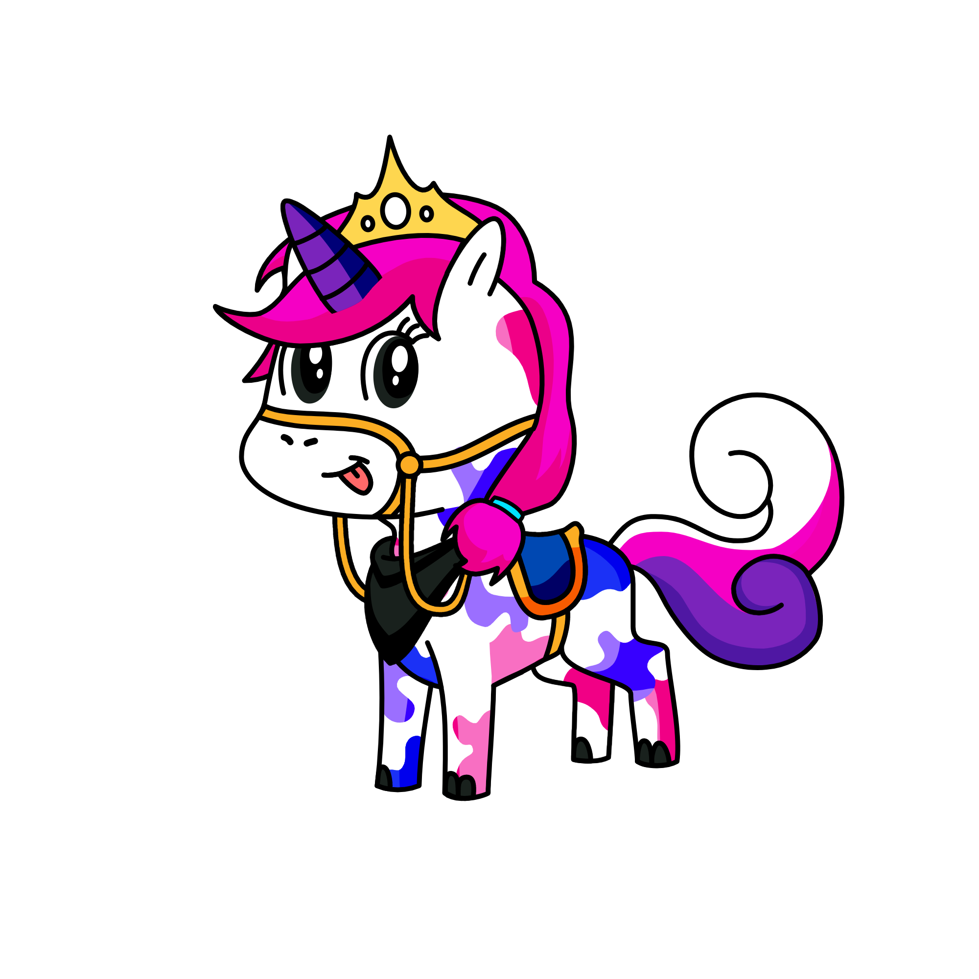 #thequeen, the unicorn