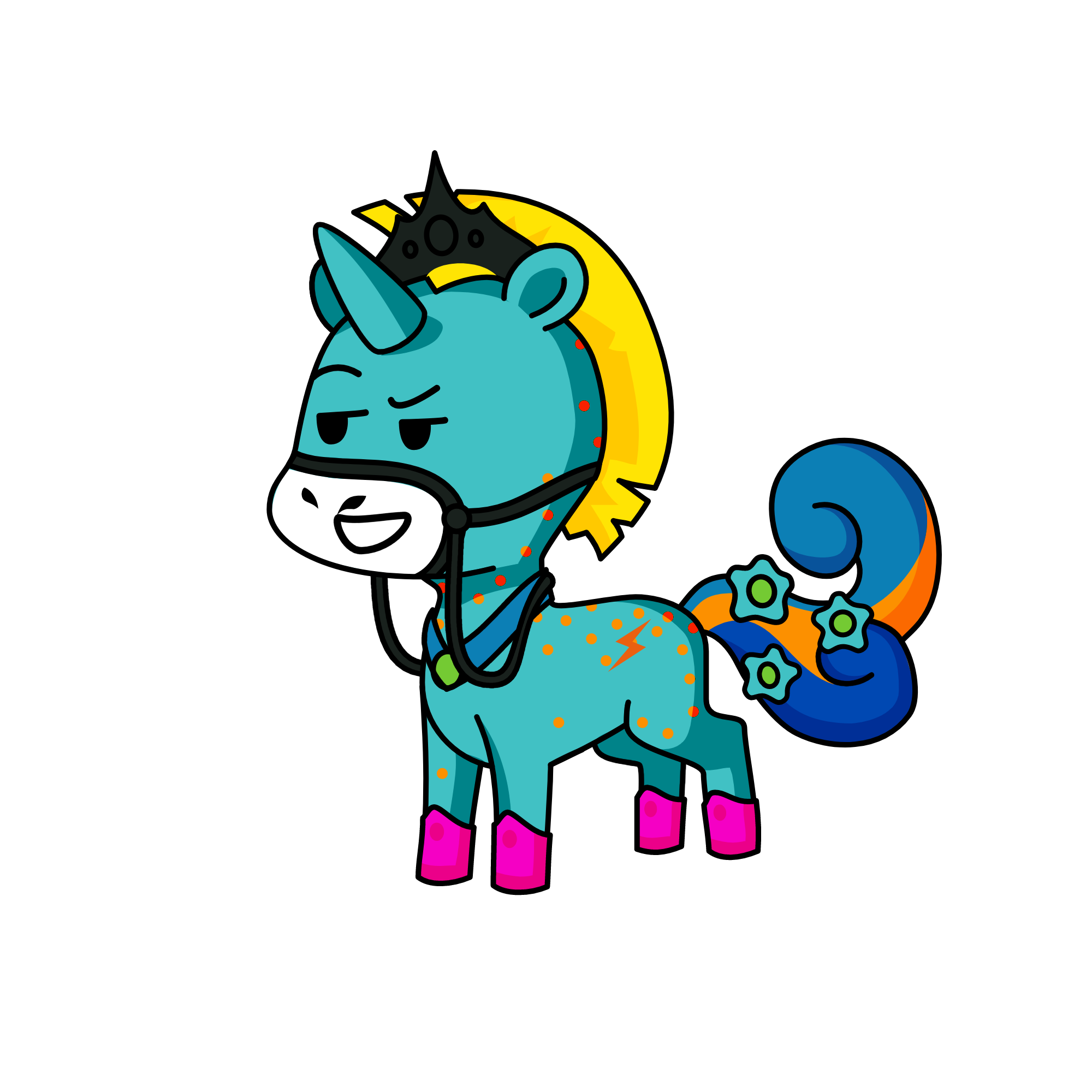 Random, the unicorn