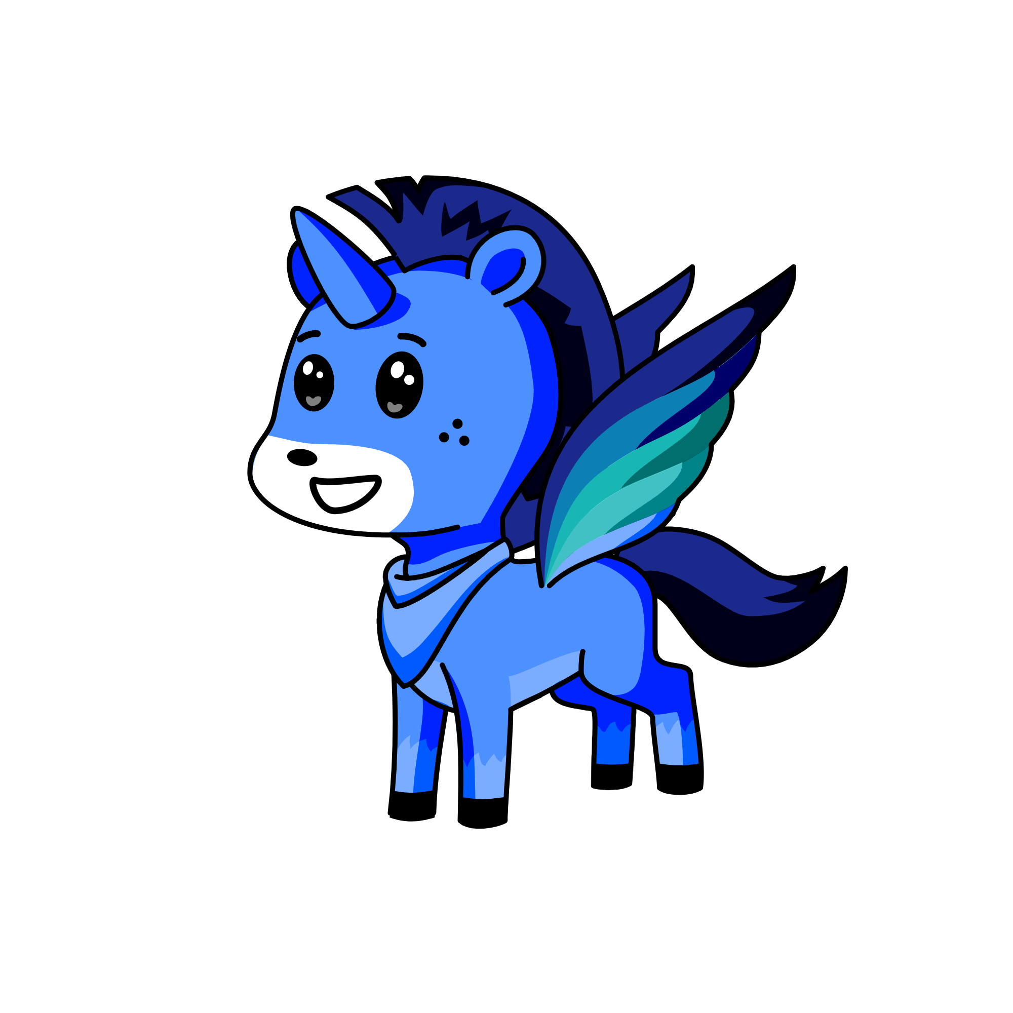 lord blue, the unicorn