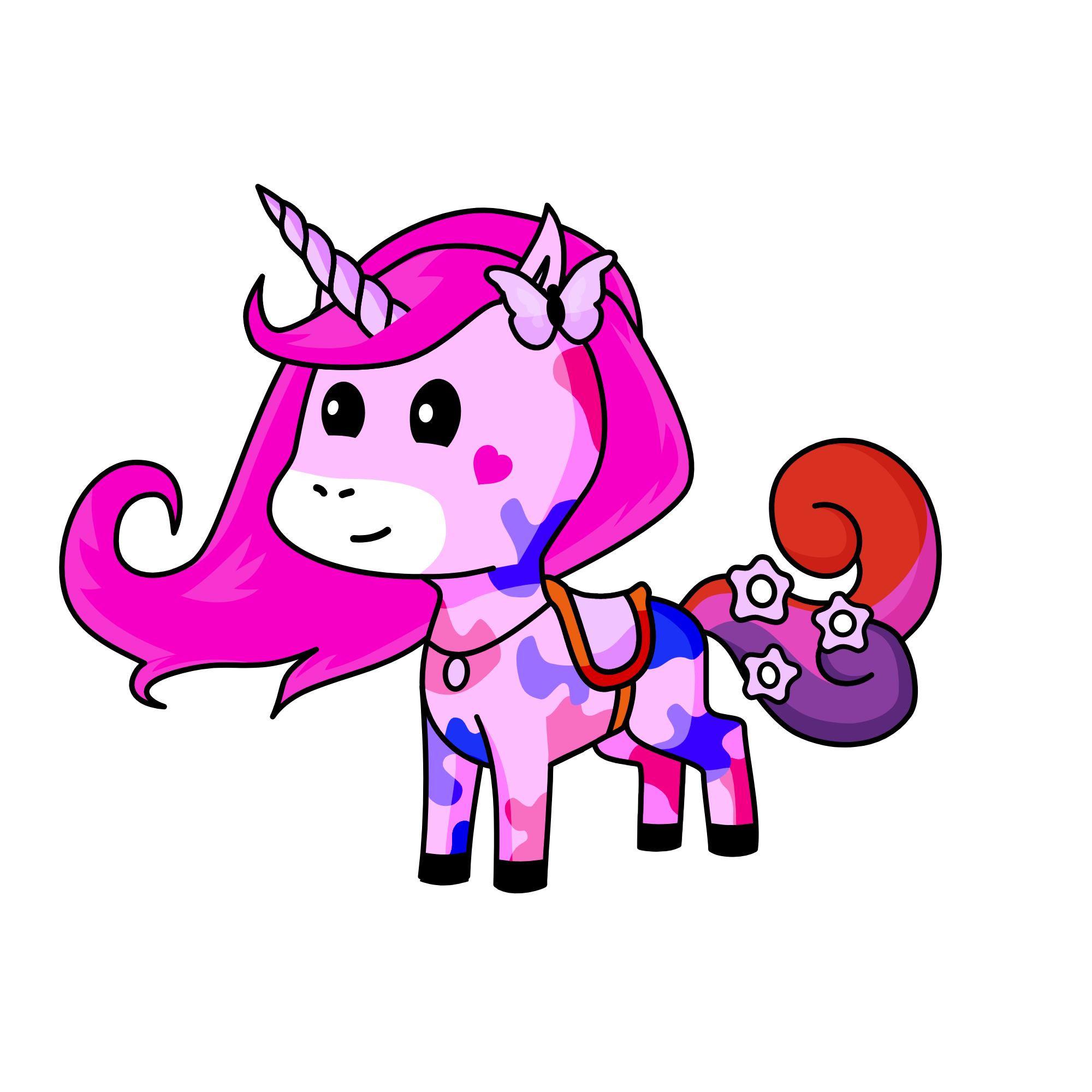 rainbow, the unicorn