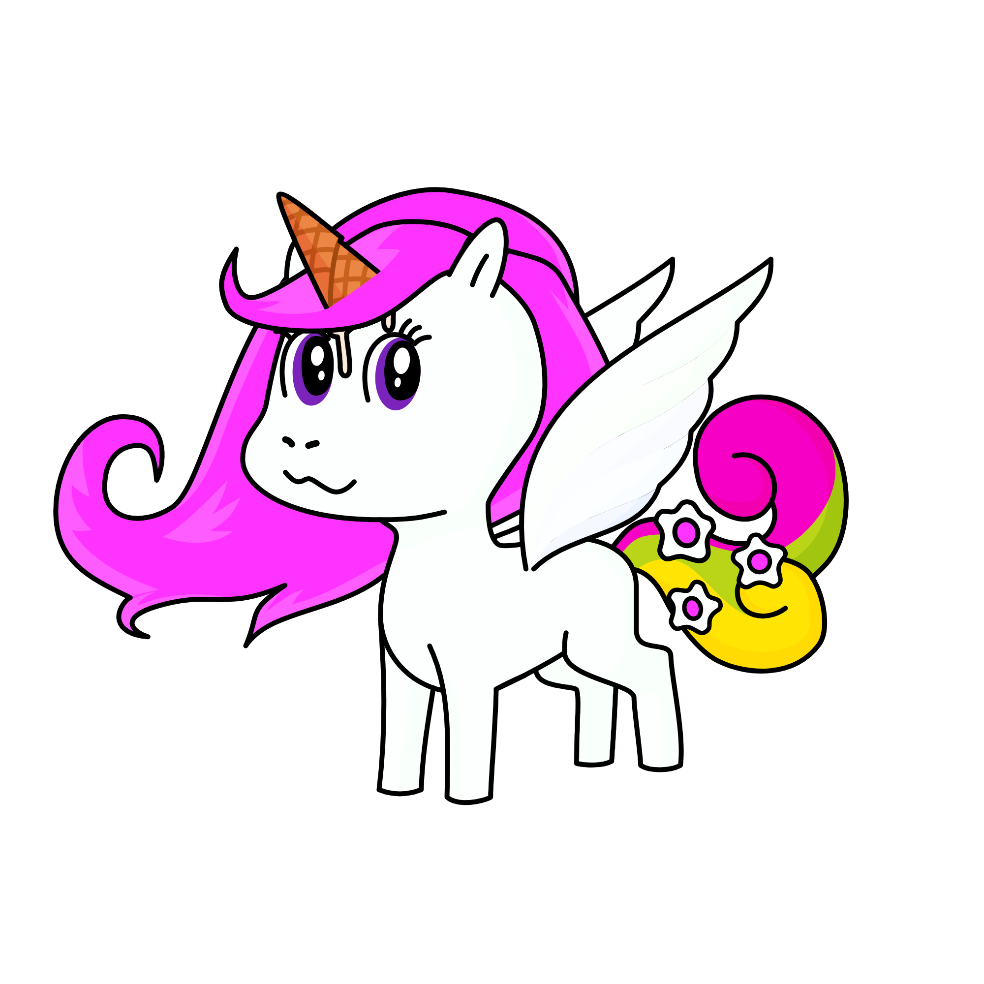adopt me unicorn , the unicorn