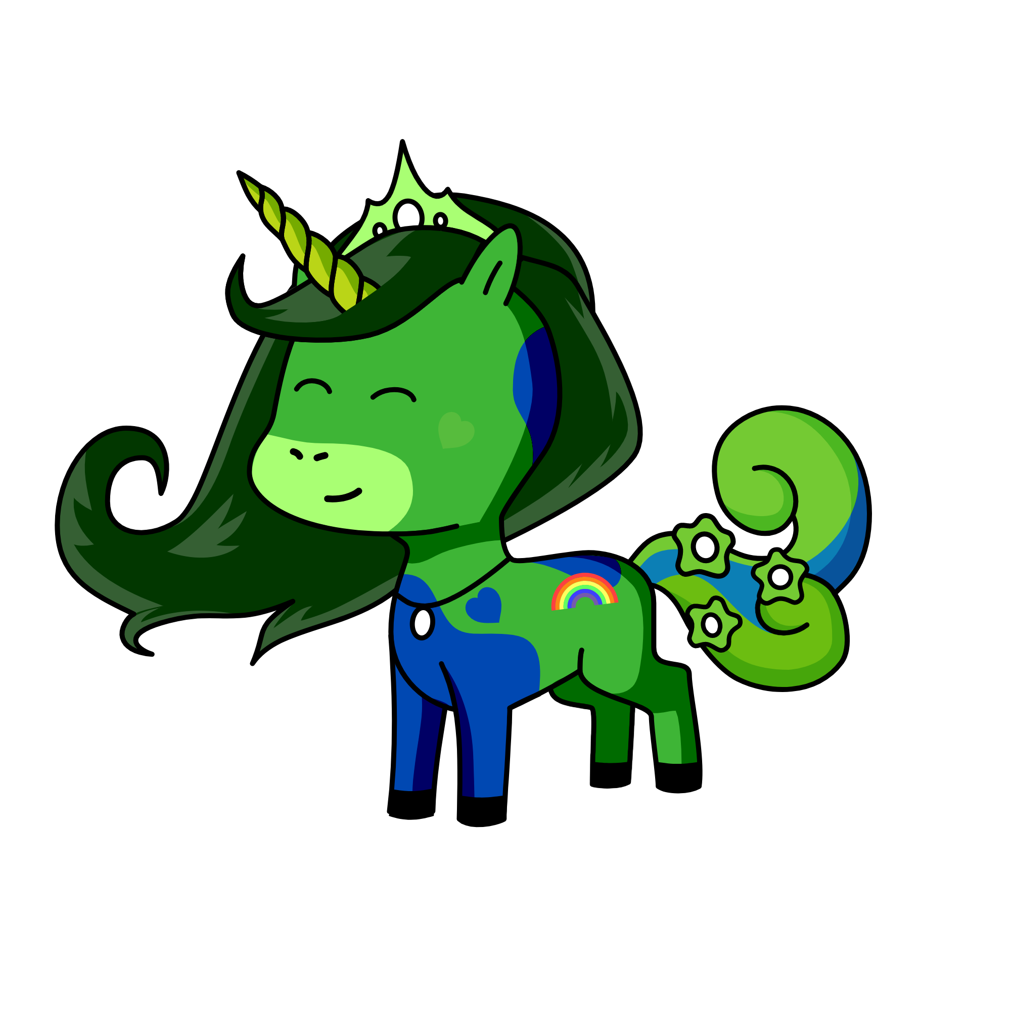 Earth day, the unicorn