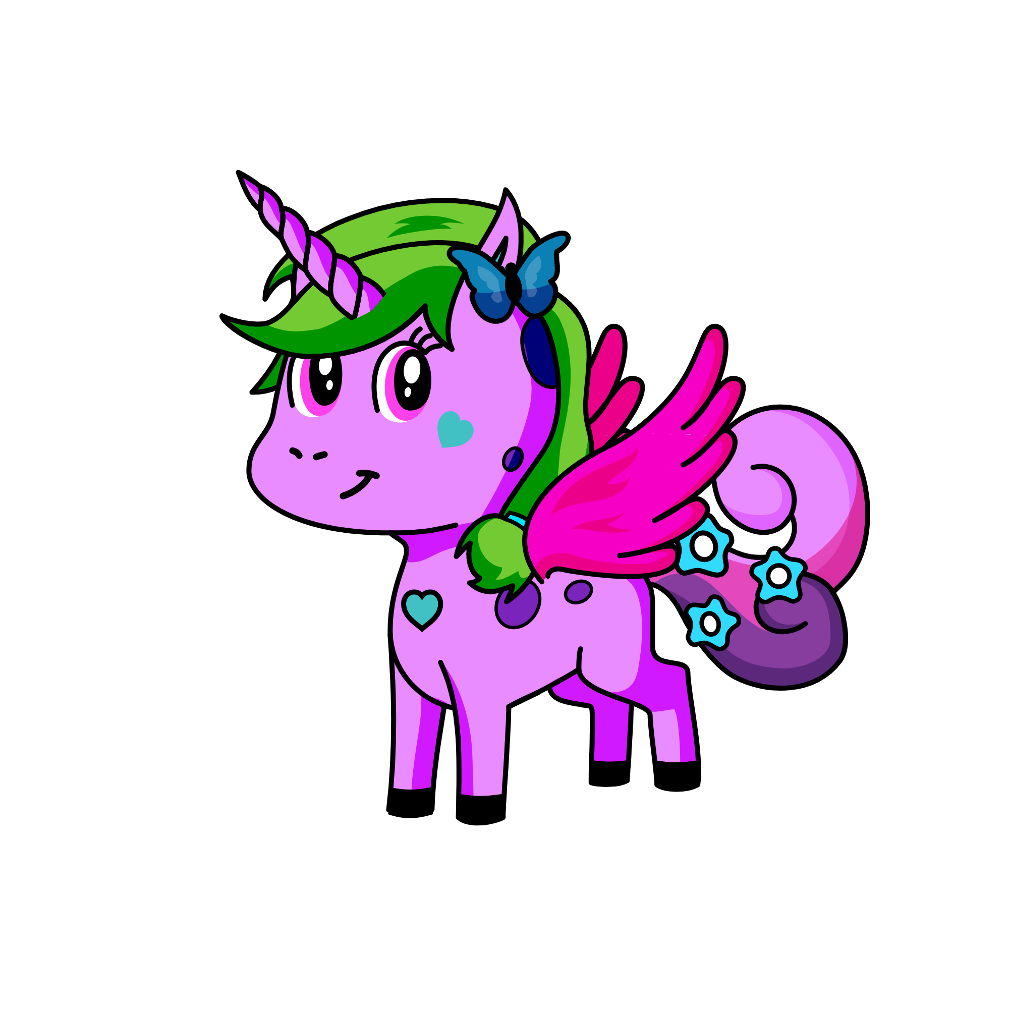 Sunshine, the unicorn