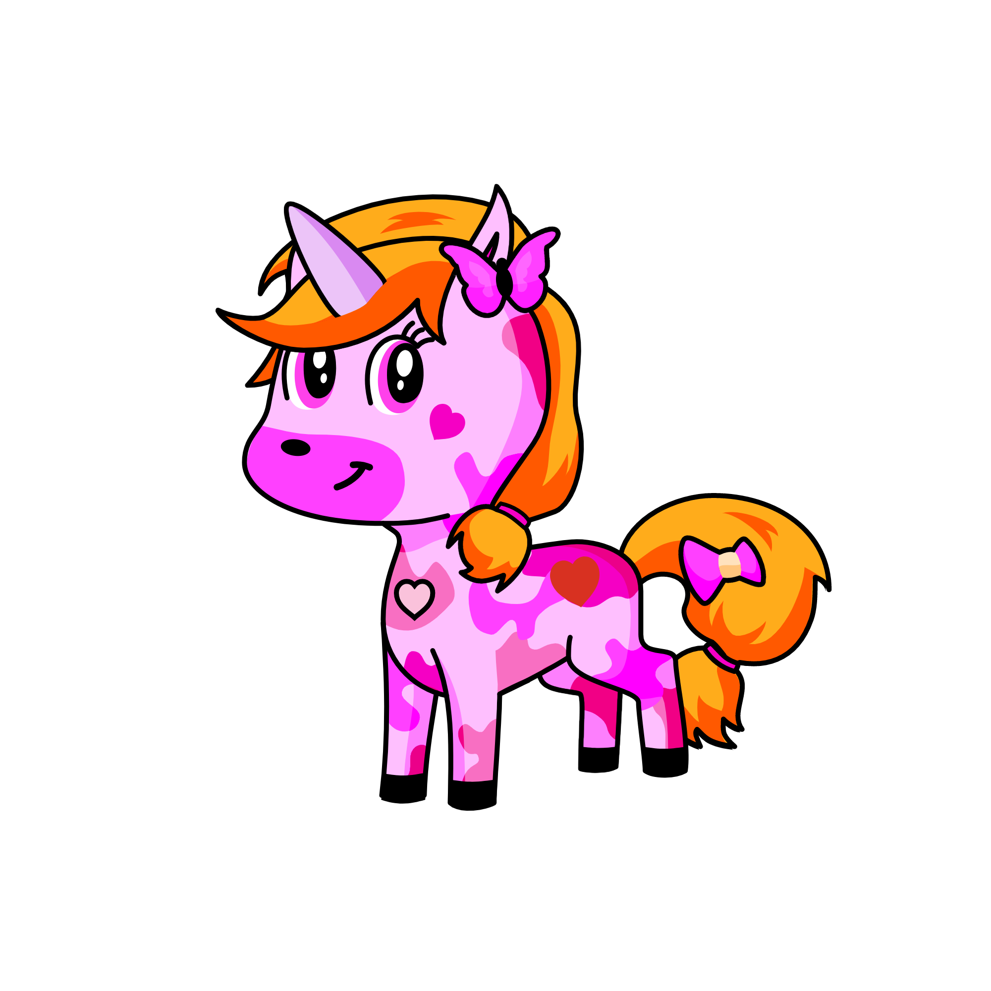 pinky, the unicorn