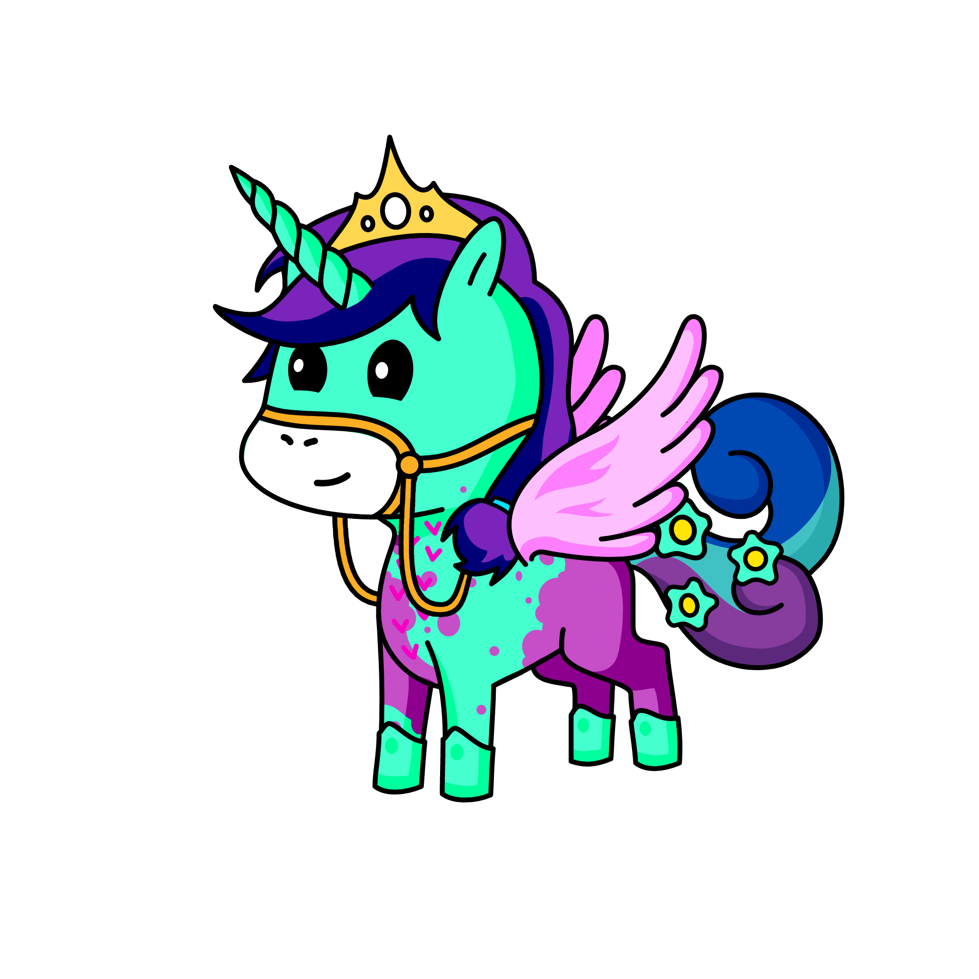 Lollie pop, the unicorn