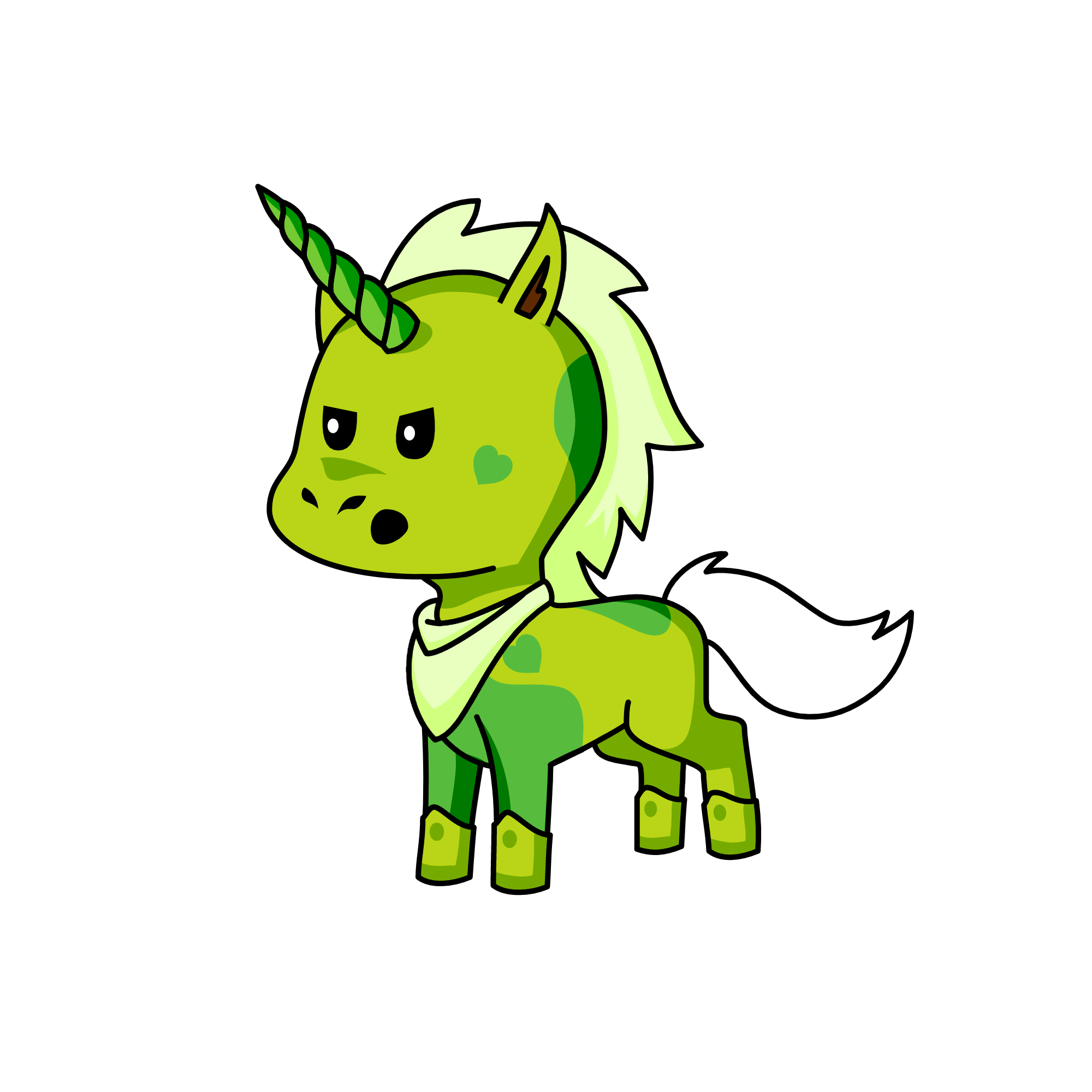 Grumpy, the unicorn