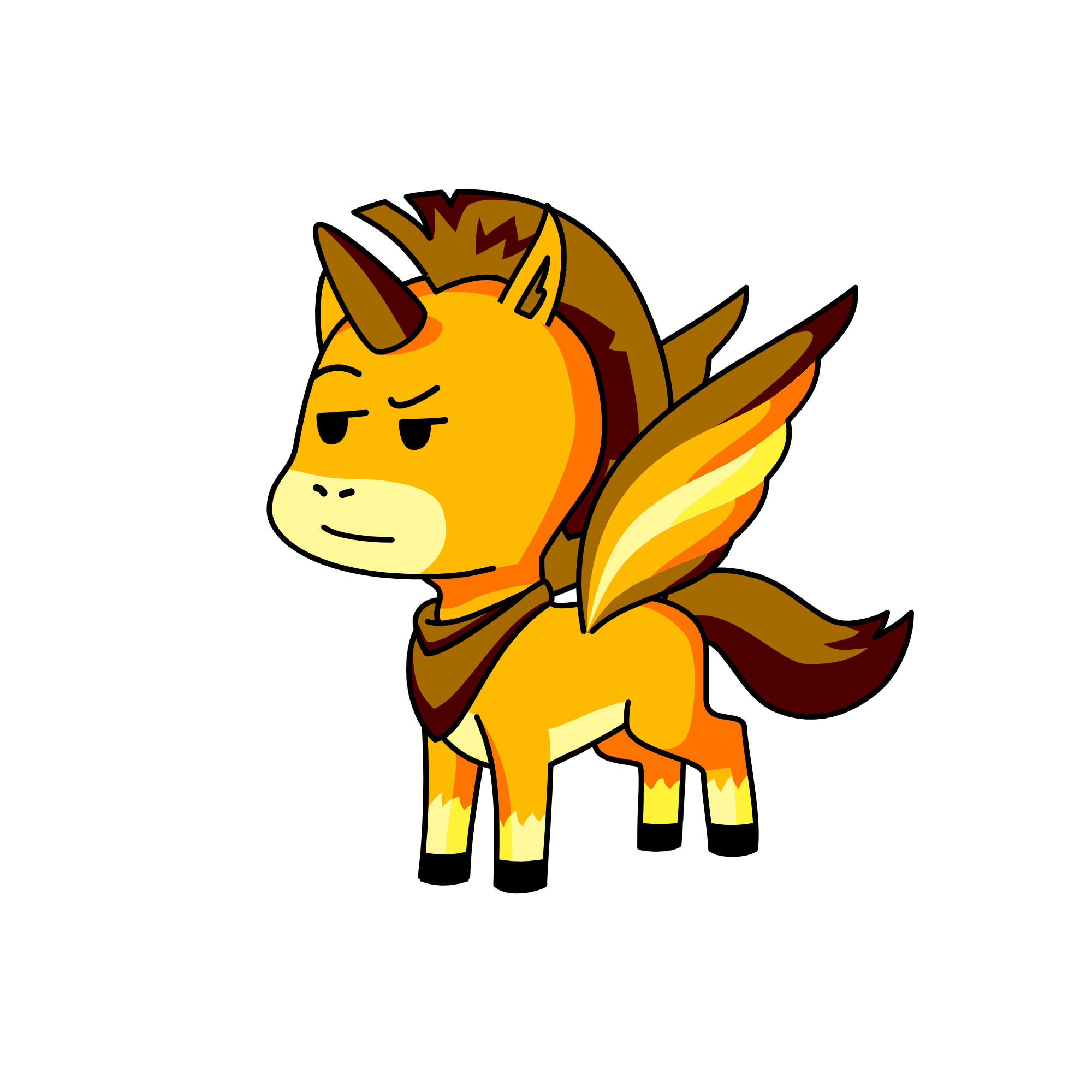 Lord Orange ( of the Color Tribe ), the unicorn