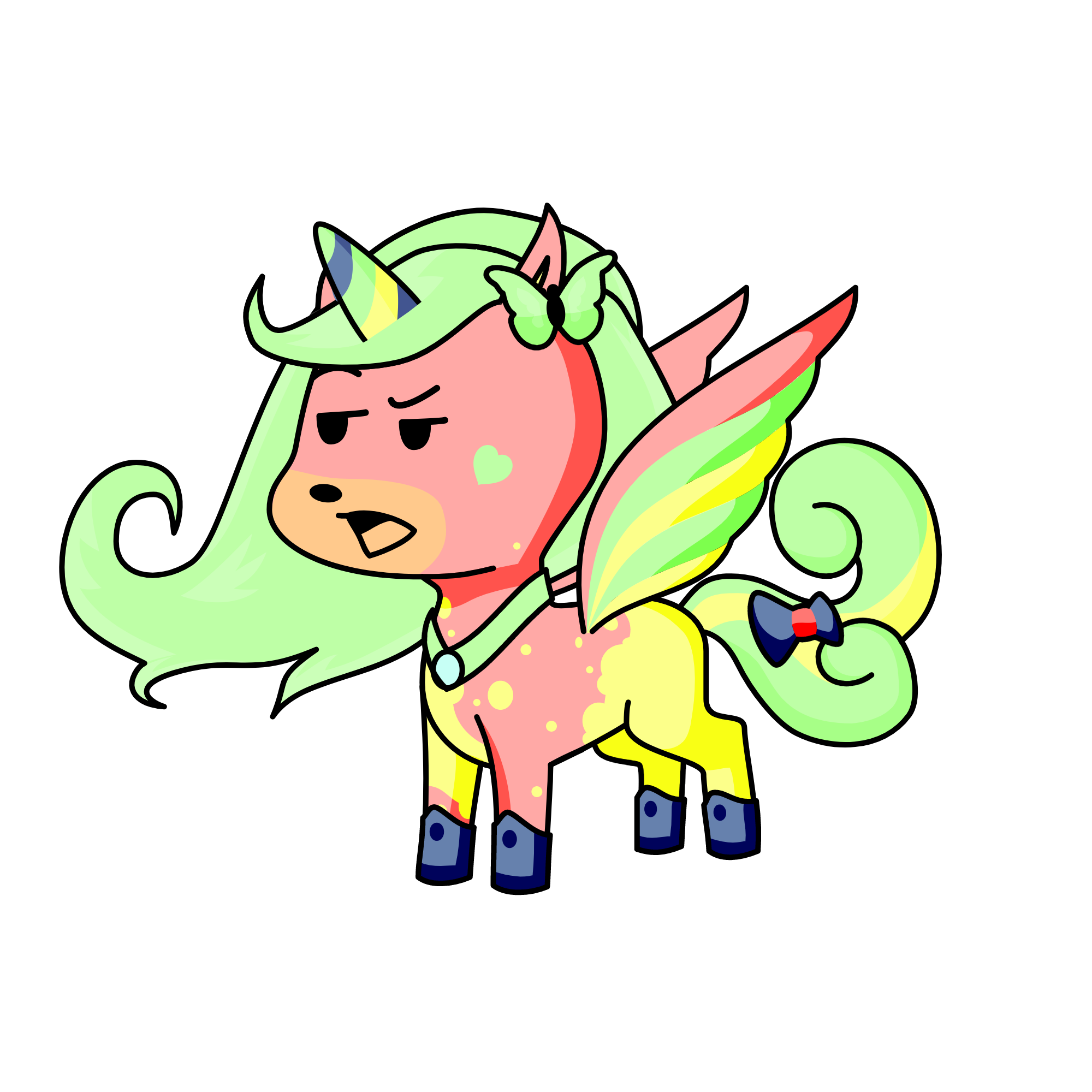 r a n d o m p a s t e l, the unicorn