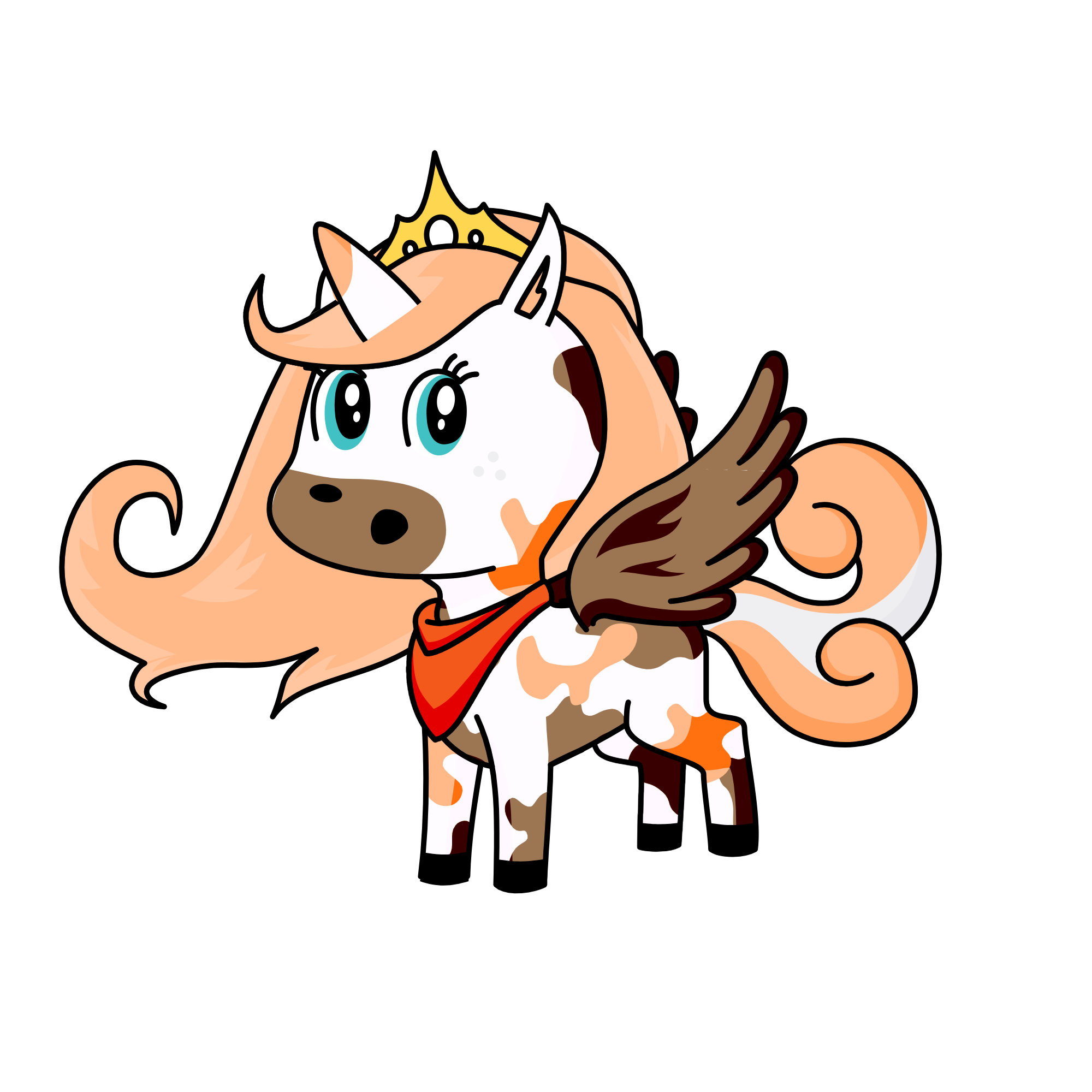 💛🤍🟨⬜🏵🥥, the unicorn
