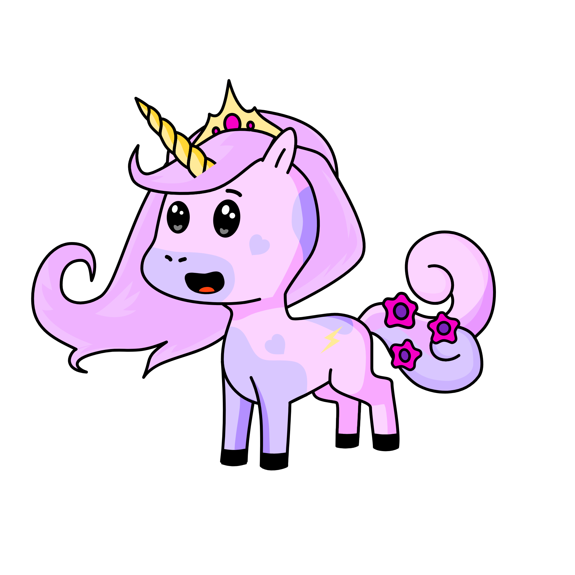 princess, the unicorn
