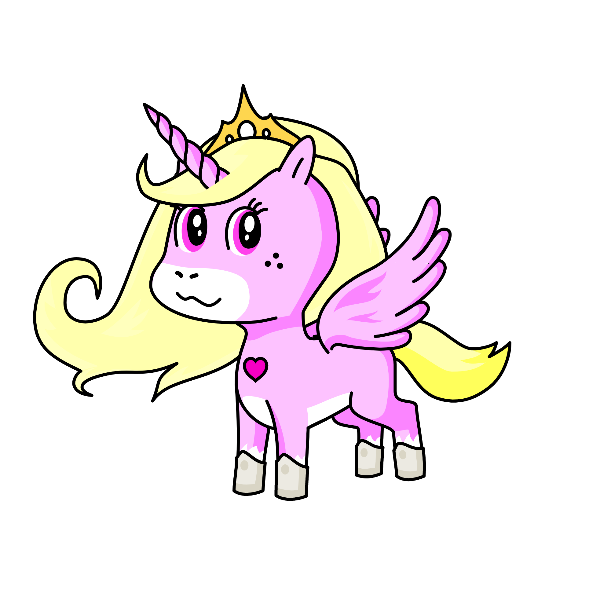 Pinkie, the unicorn