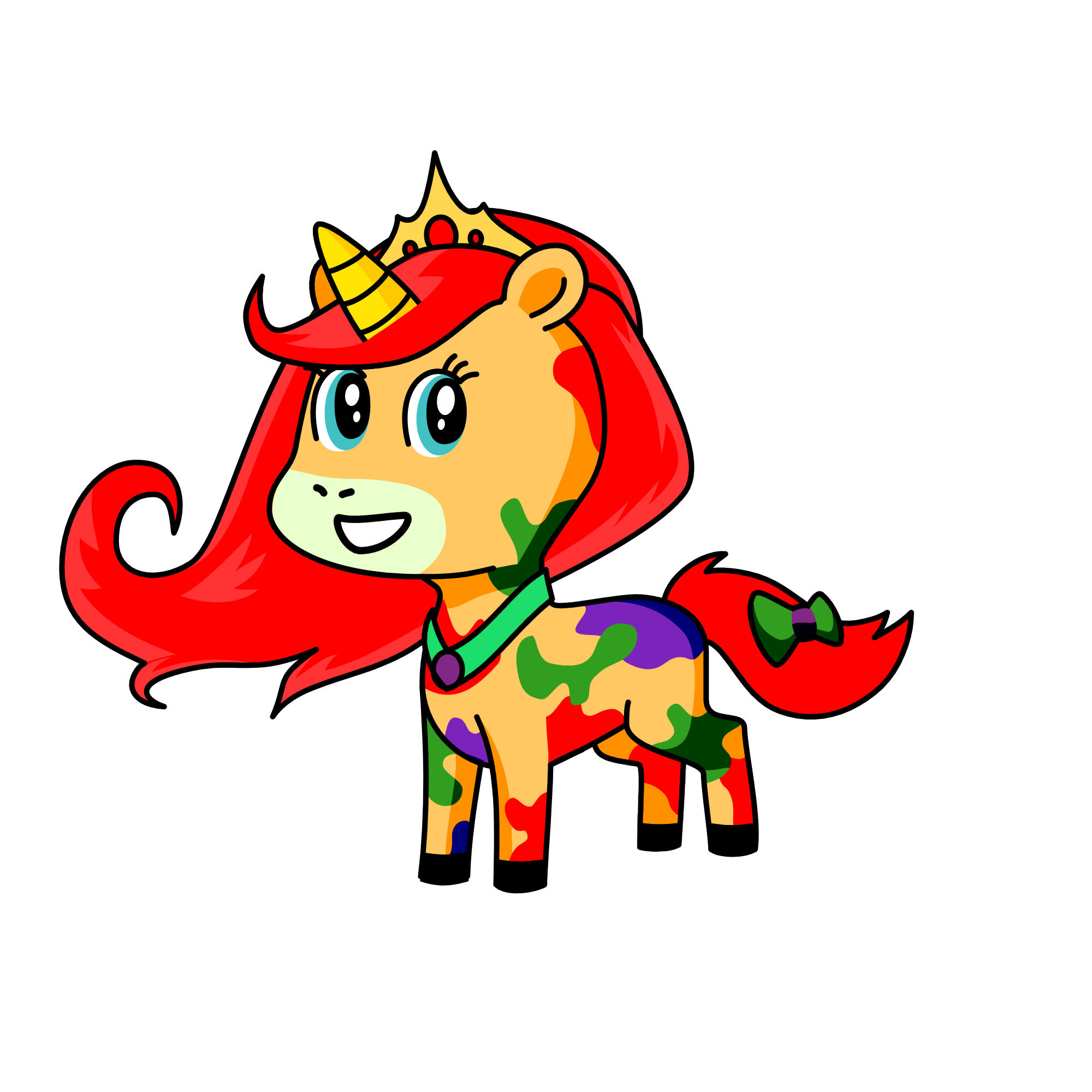 Ariel, the unicorn
