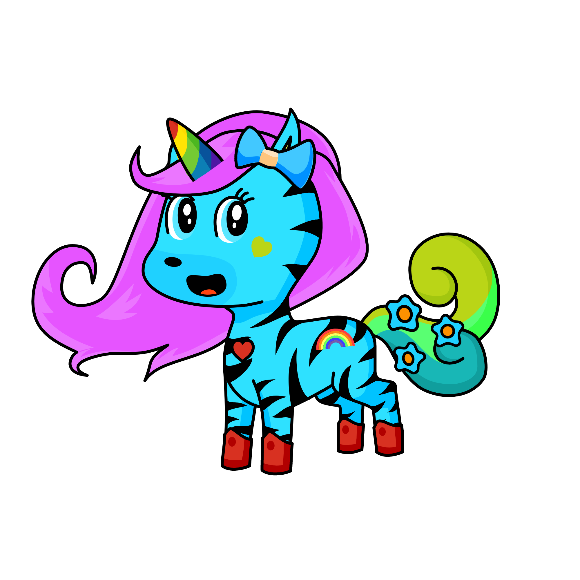 Prinsecc kiki, the unicorn