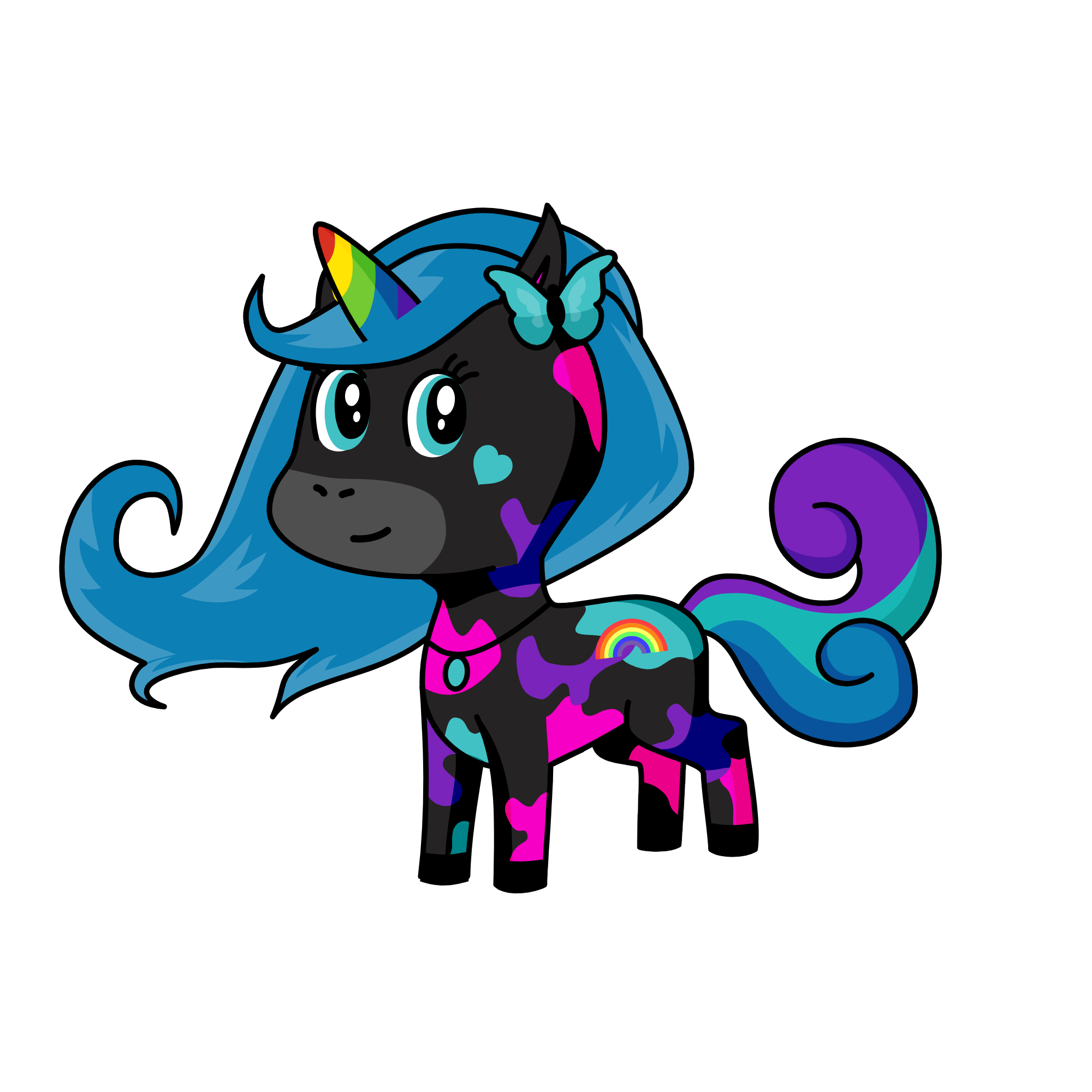 Rianbow, the unicorn