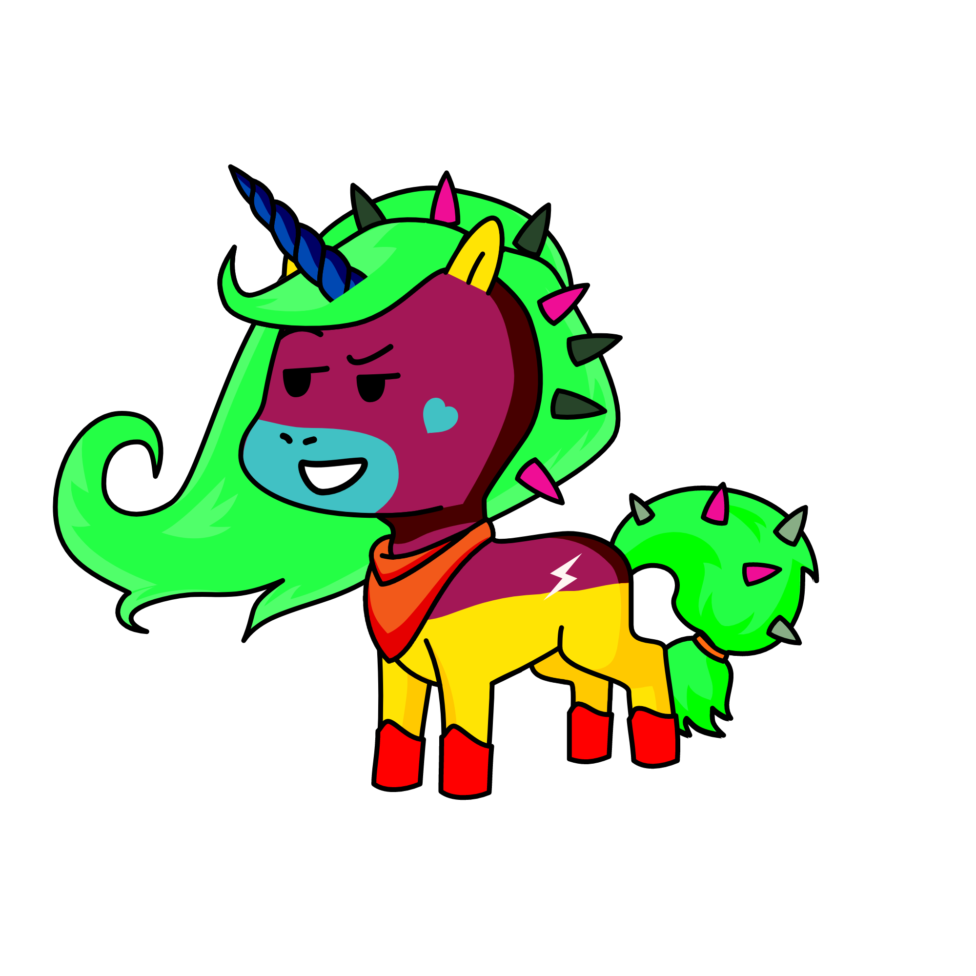 Punky, the unicorn