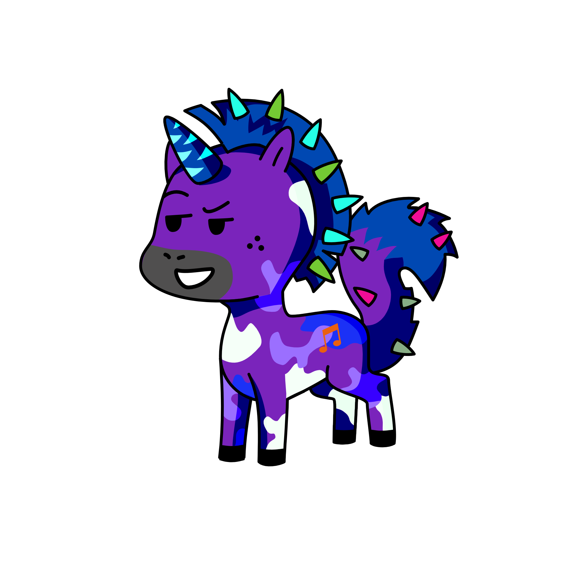 DJ Rock dude, the unicorn