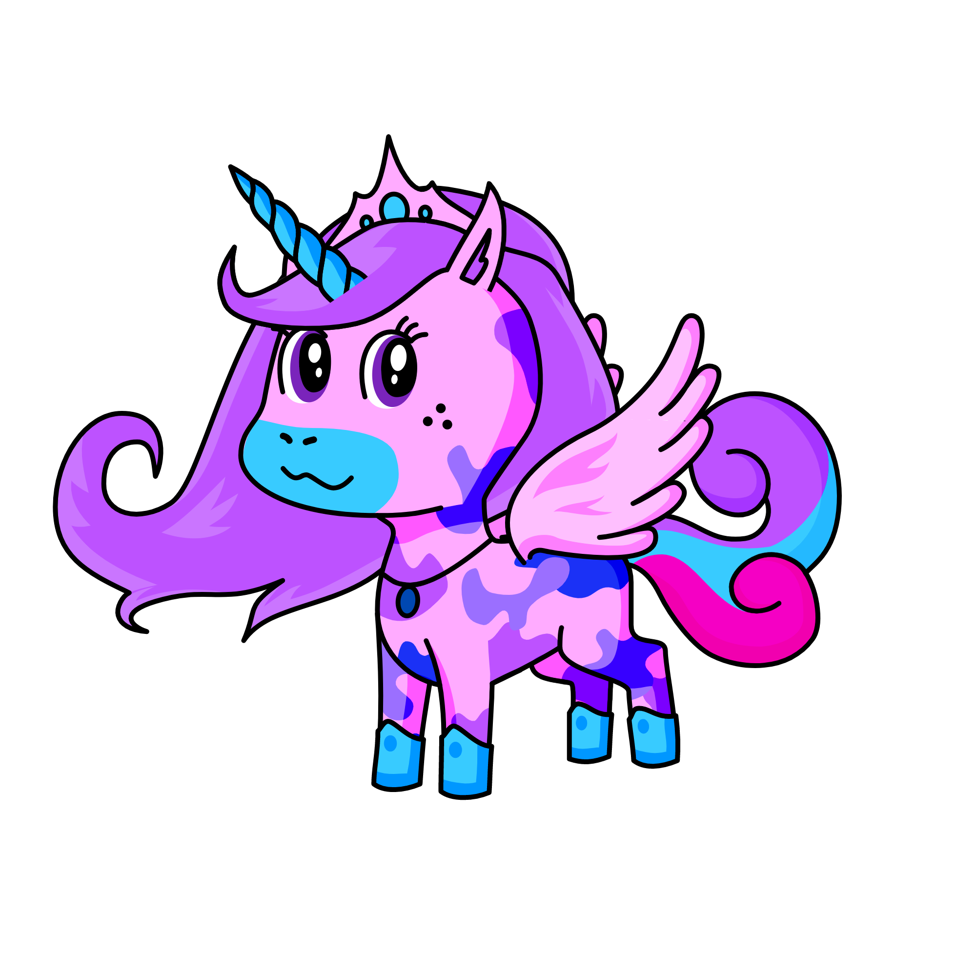 Cotton Candy, the unicorn
