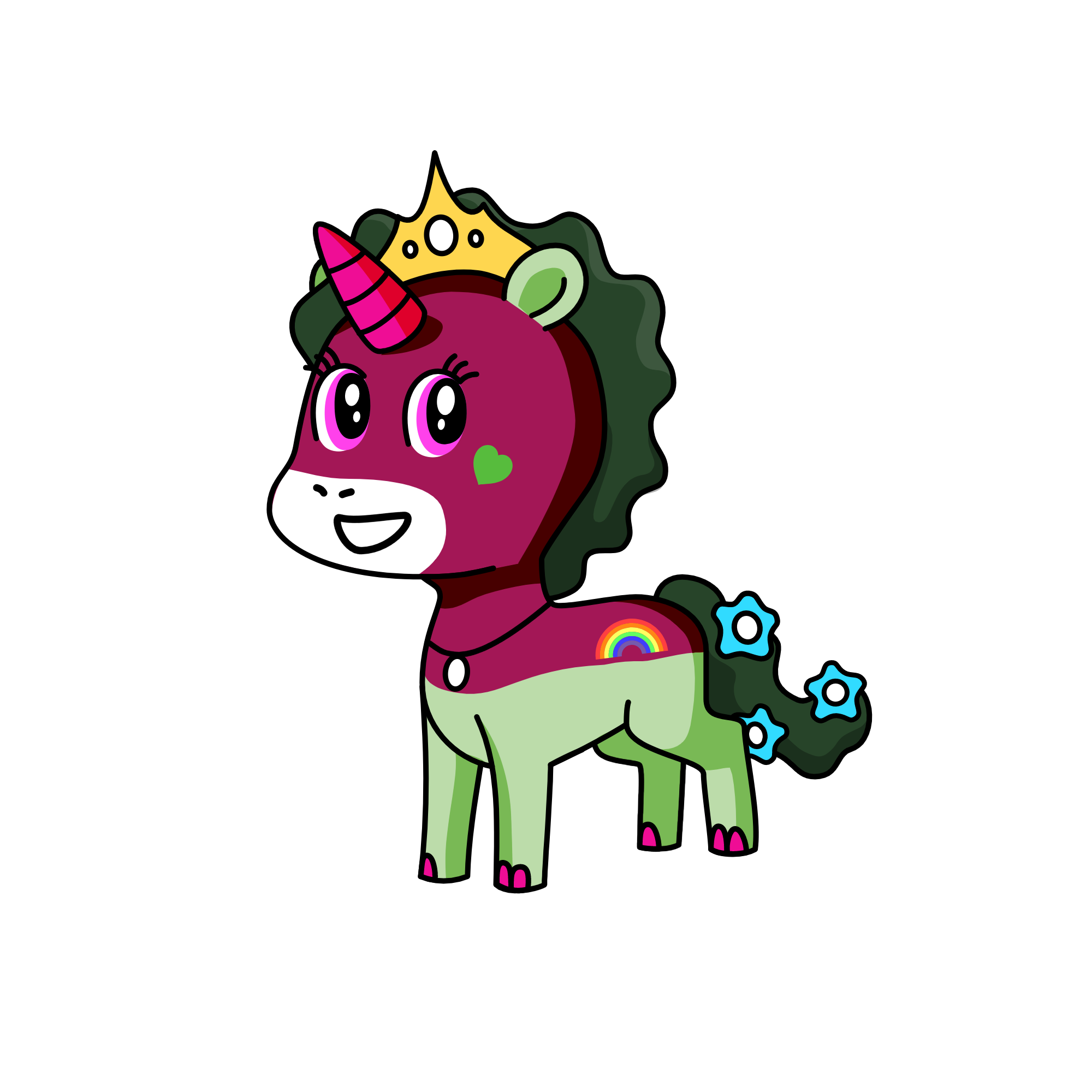 Smith the half girl half boy, the unicorn