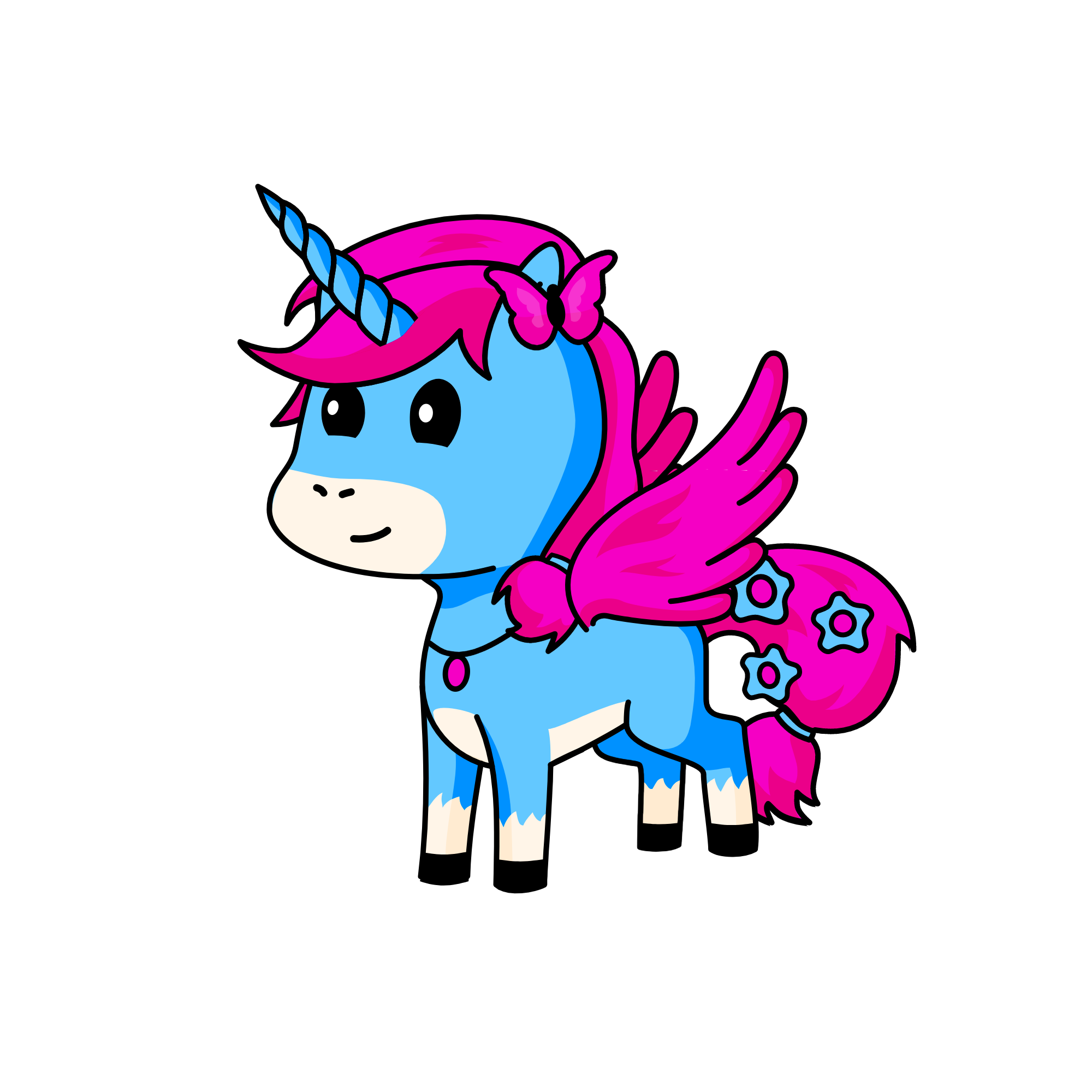 Butterfly Blossom, the unicorn