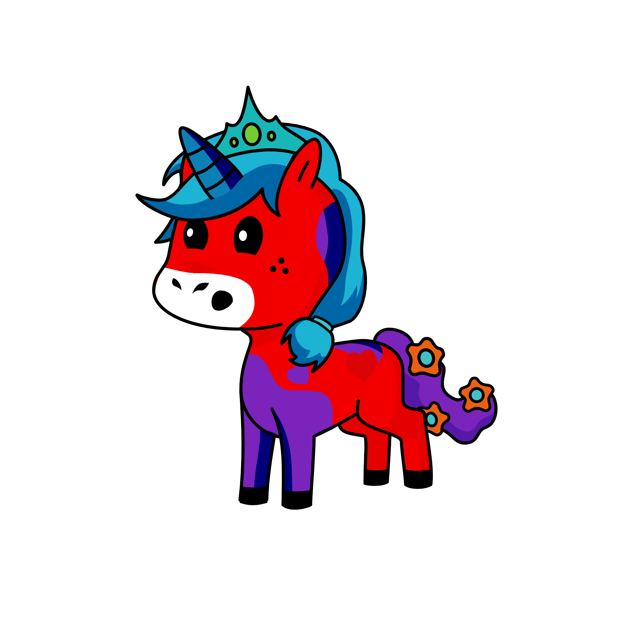 Pastrel no, the unicorn