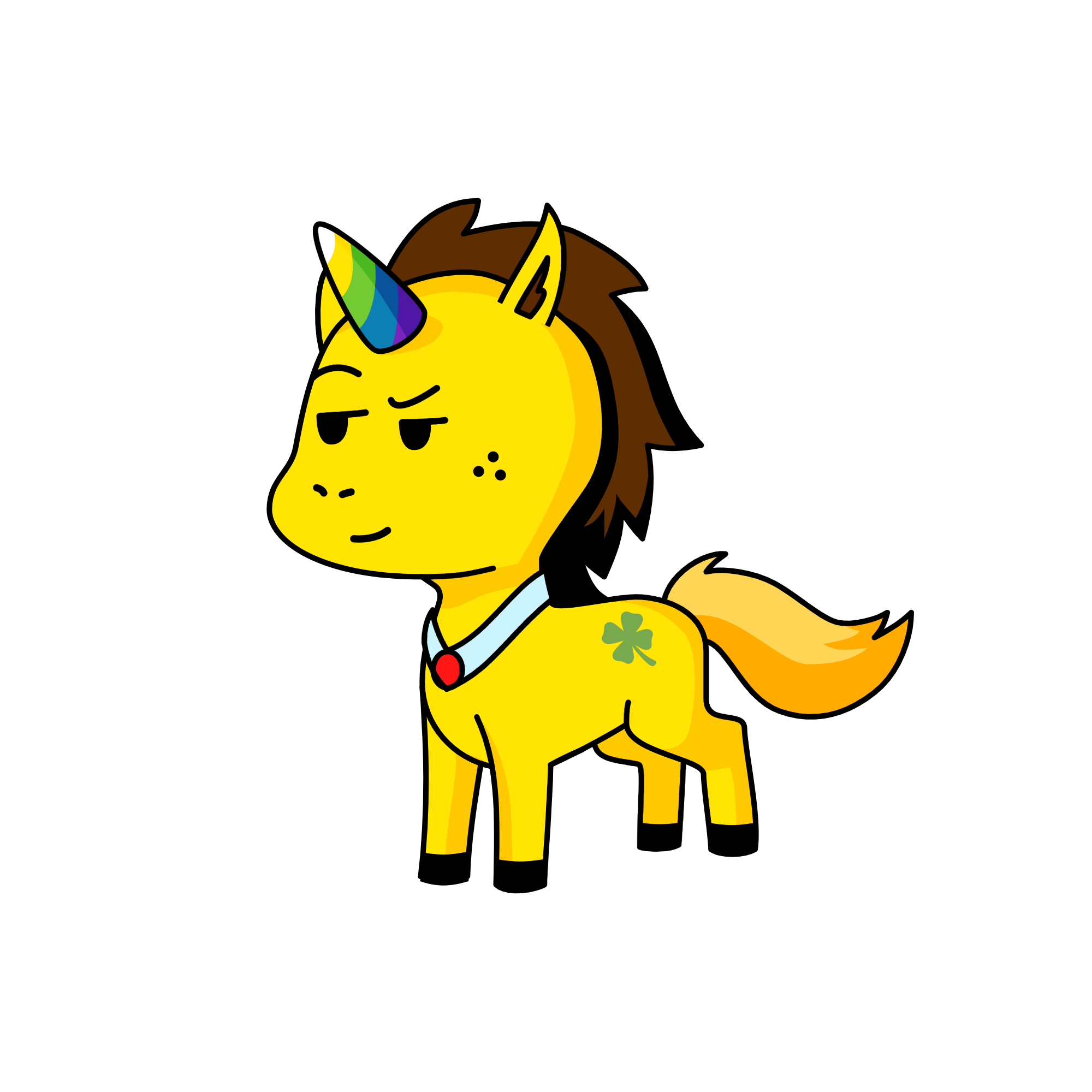 Cutsie, the unicorn