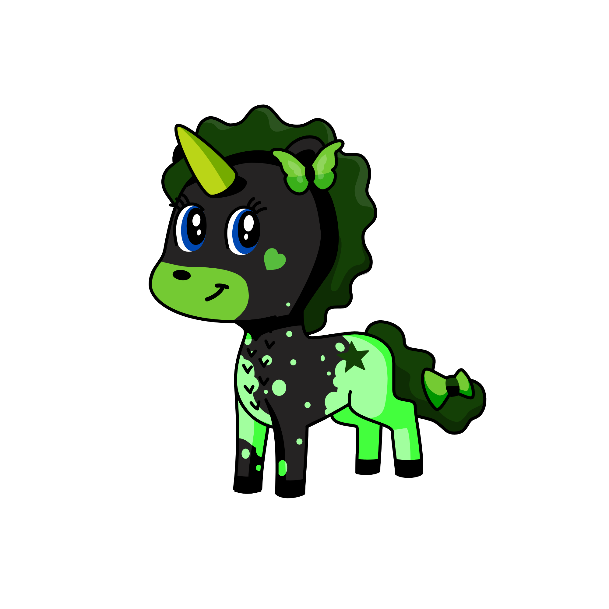 Marnelie, the unicorn