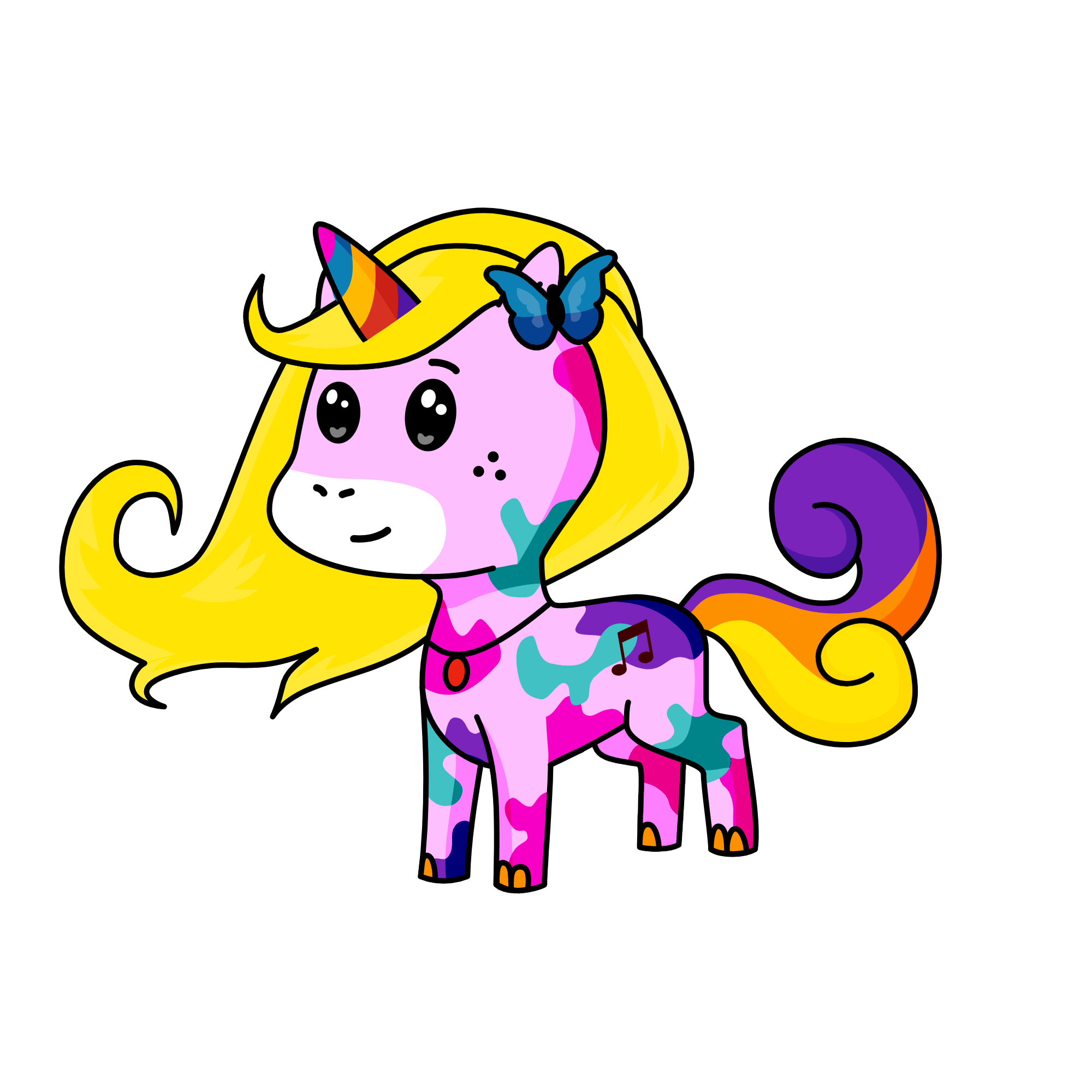 lovely queen, the unicorn