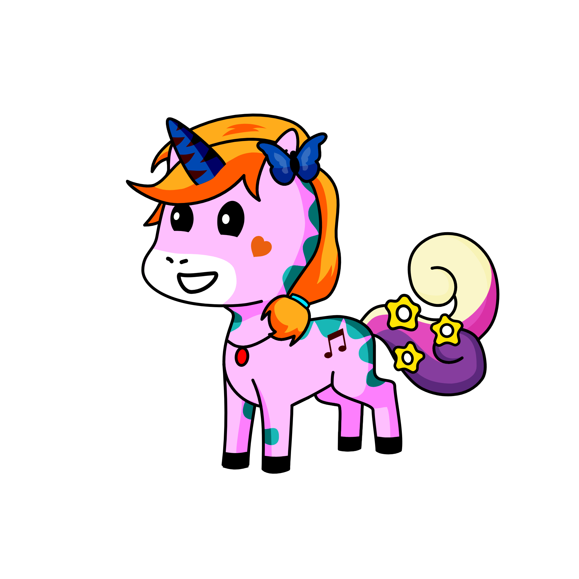 Queen of song, the unicorn