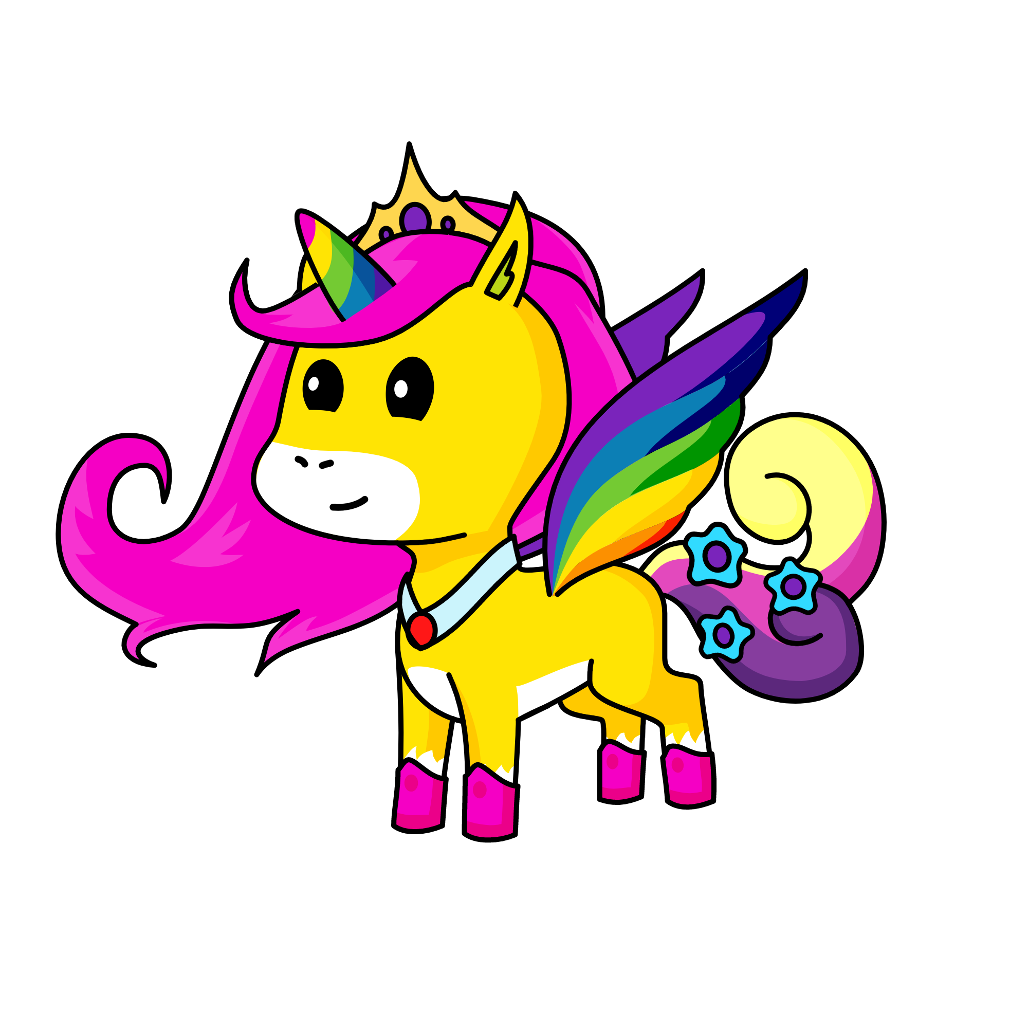 High, the unicorn