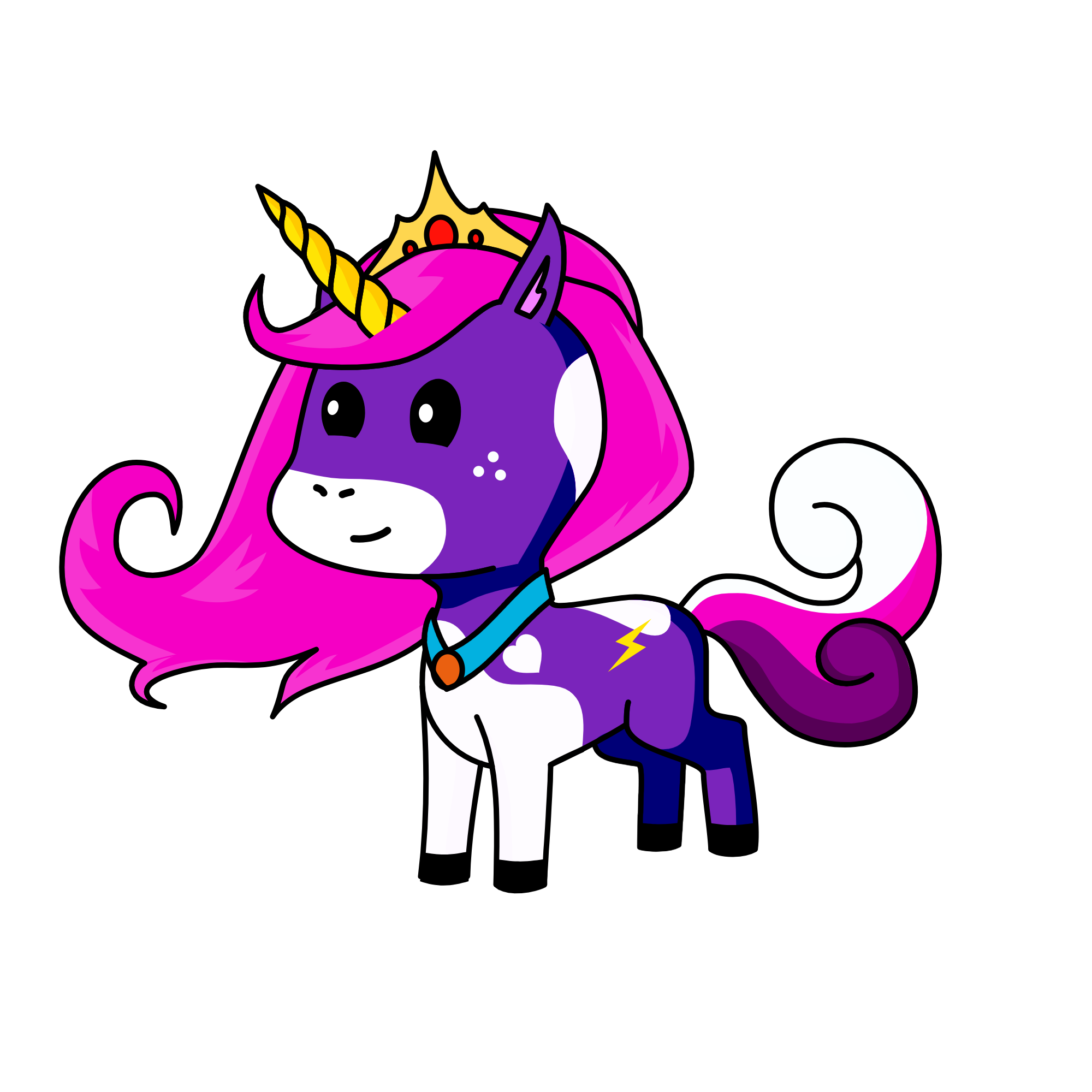 Dash, the unicorn