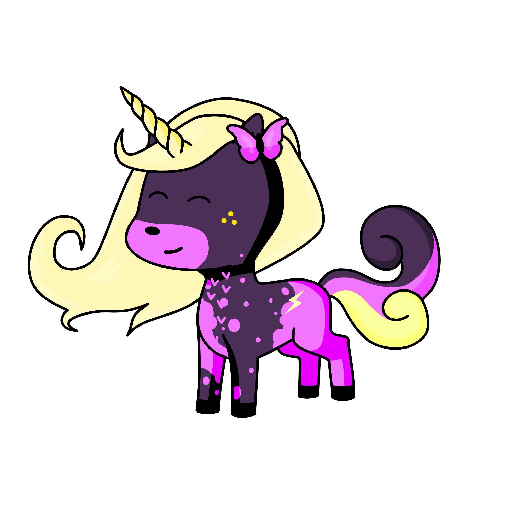 Maddison's Starry Night Sky, the unicorn