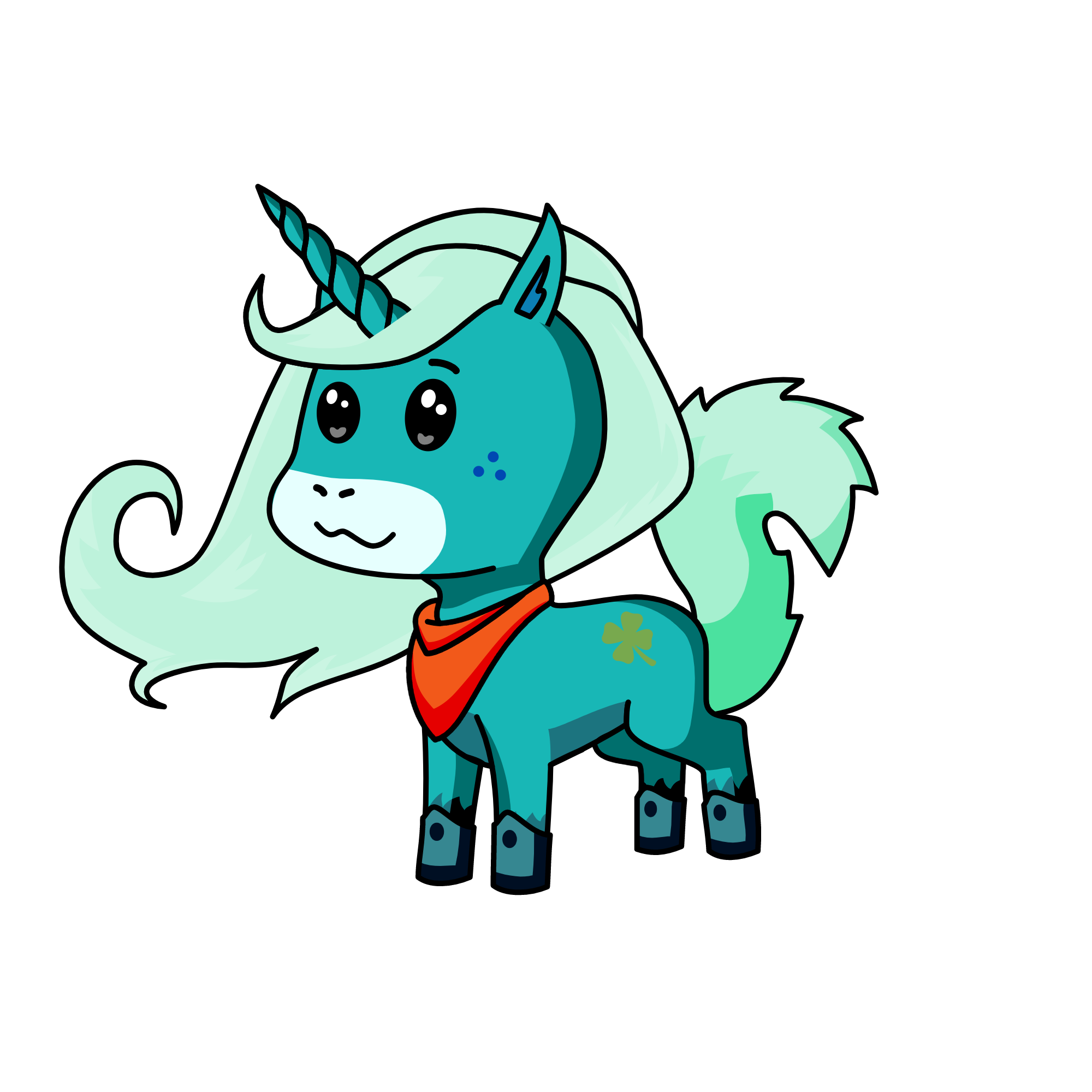 Lucky, the unicorn