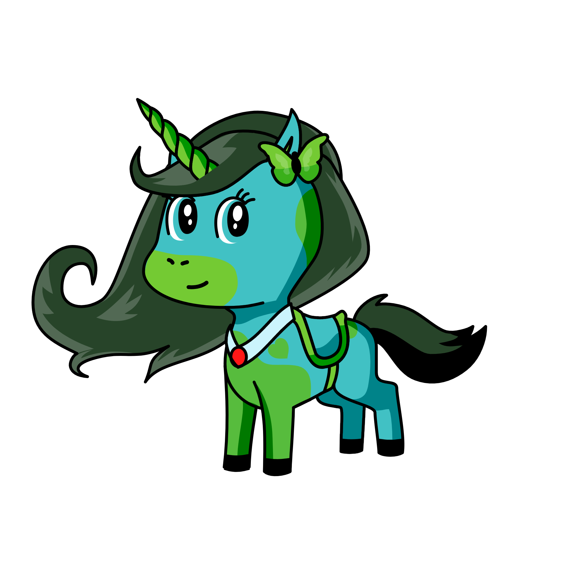 Saten, the unicorn