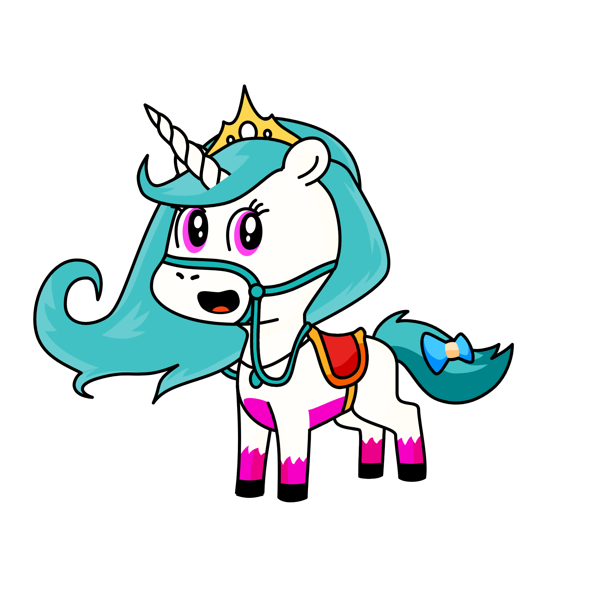 Nieve, the unicorn