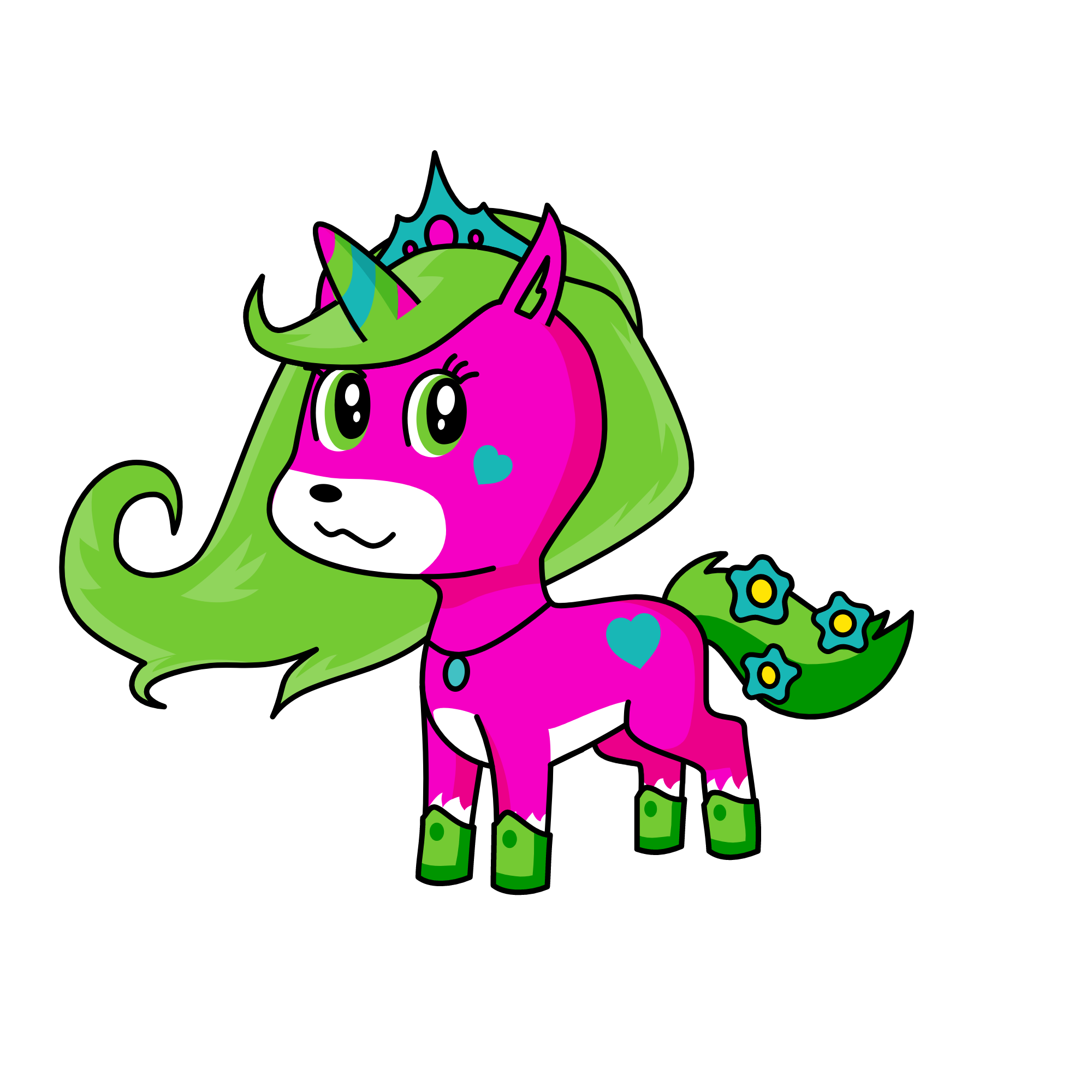 Princess Watermelon, the unicorn