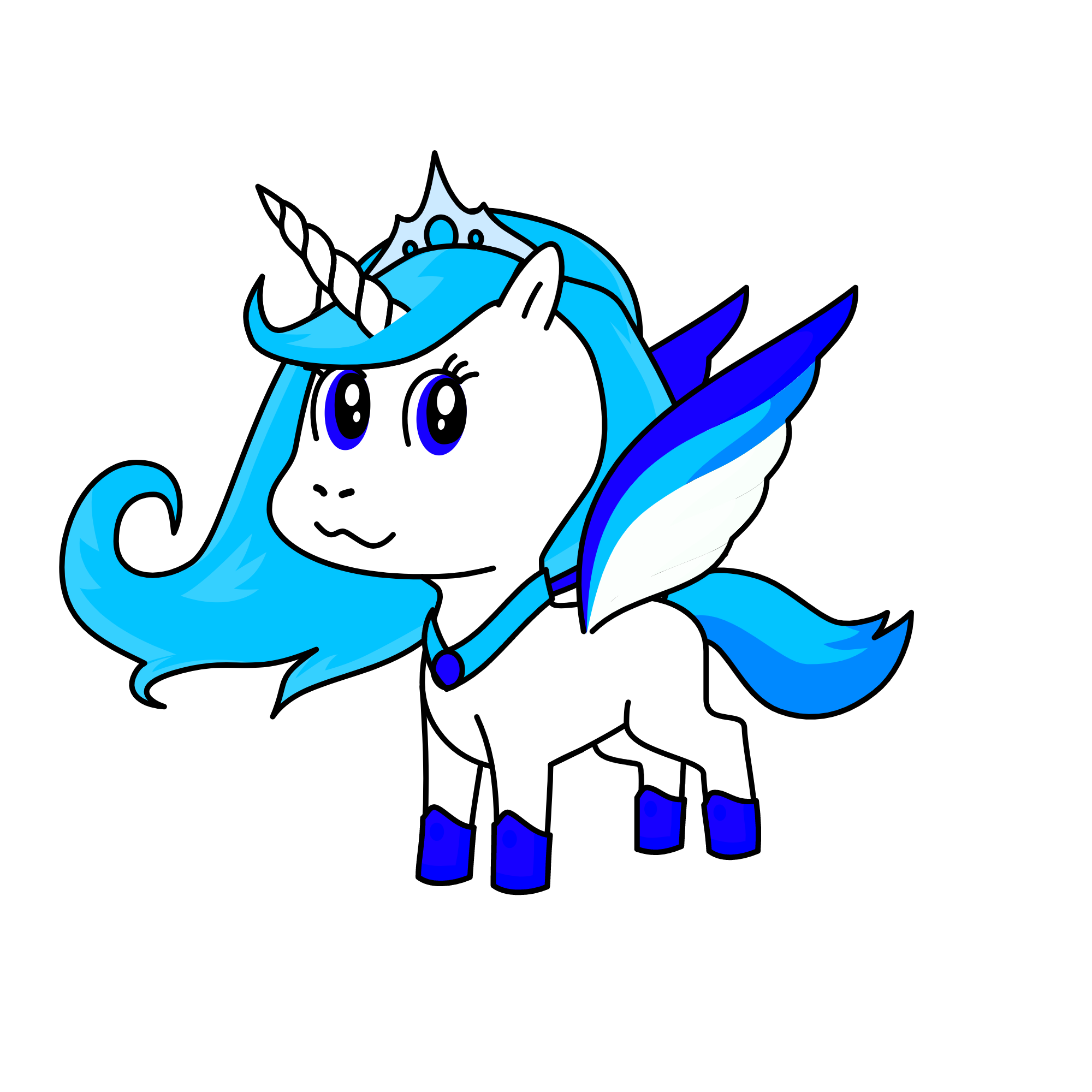 Crystal, the unicorn