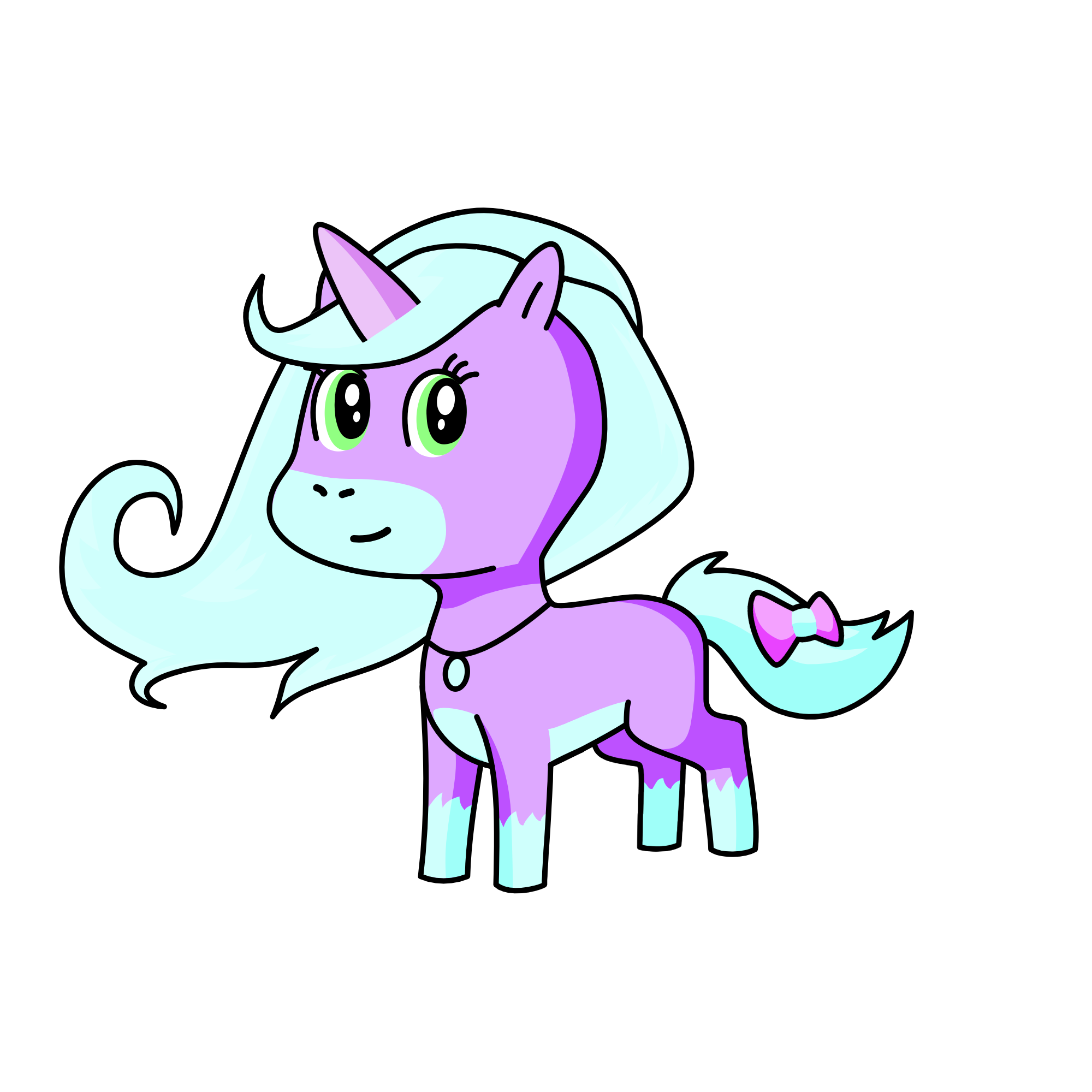 Snowy, the unicorn