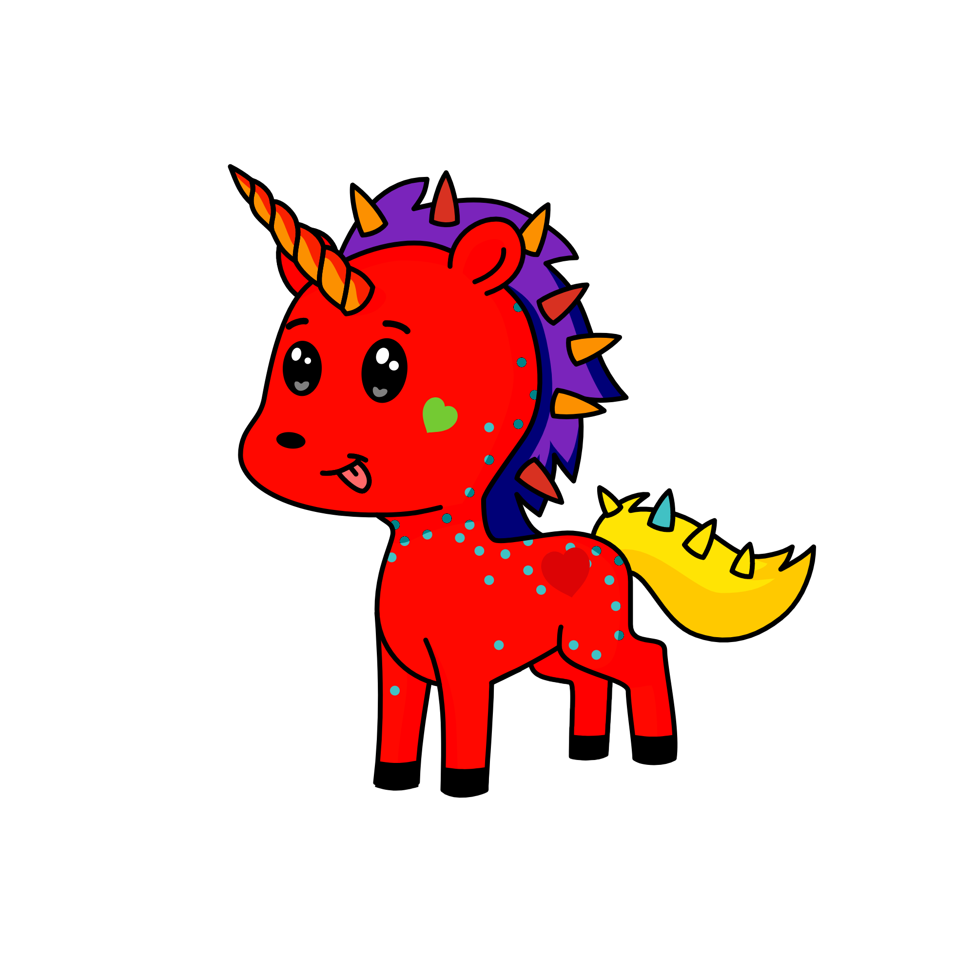 fuzzy the kid, the unicorn