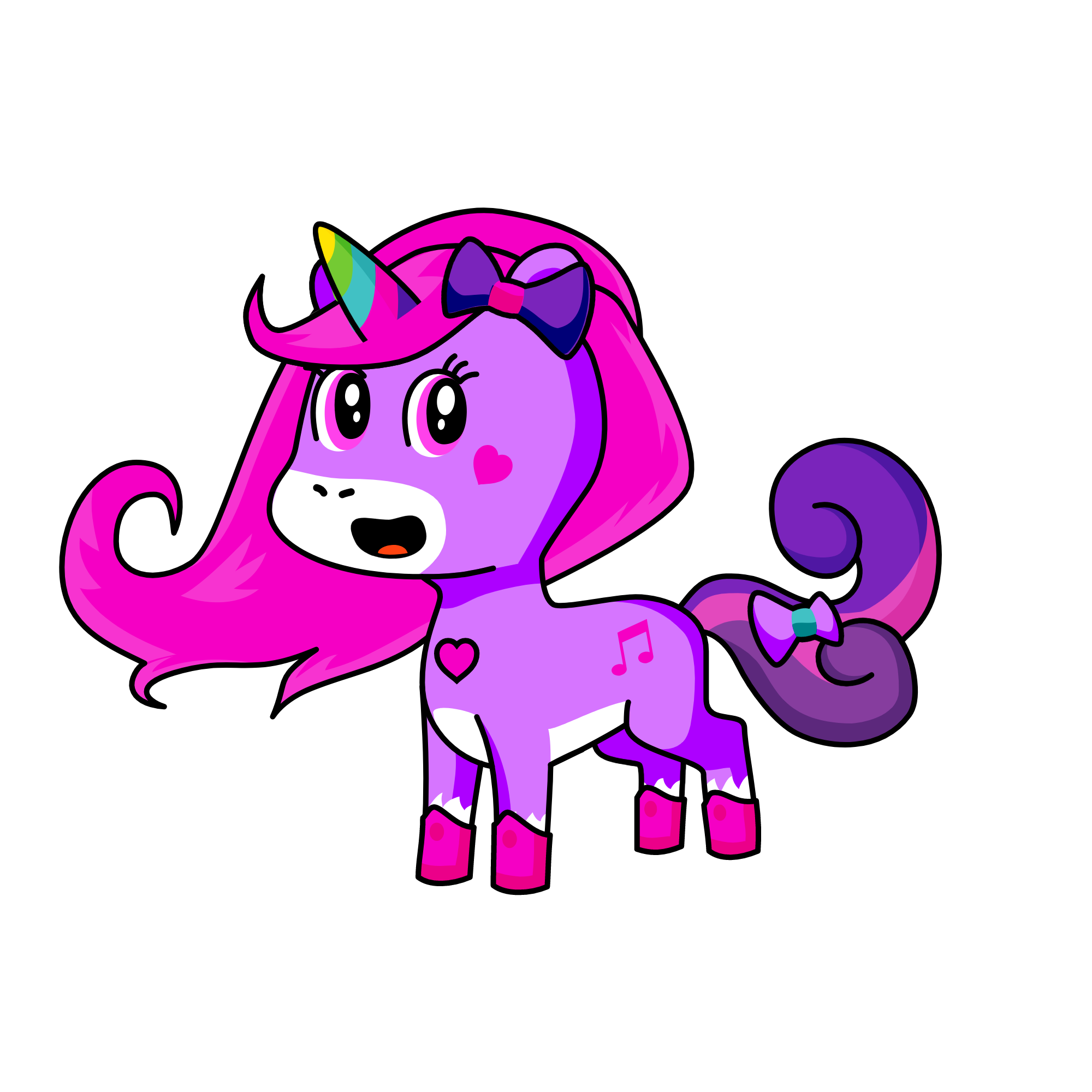 MusiSparkle Fluffygirl, the unicorn