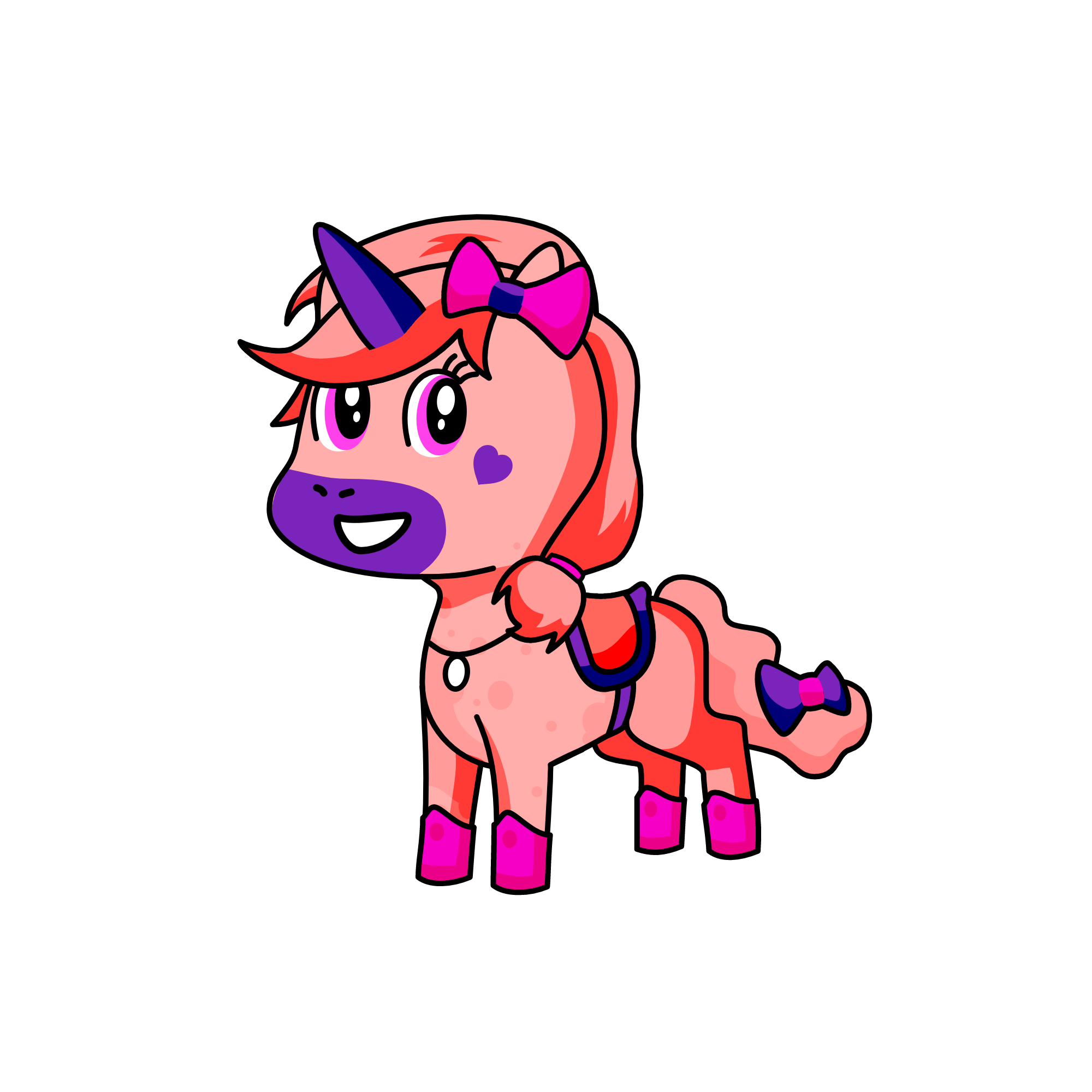 Pupi, the unicorn