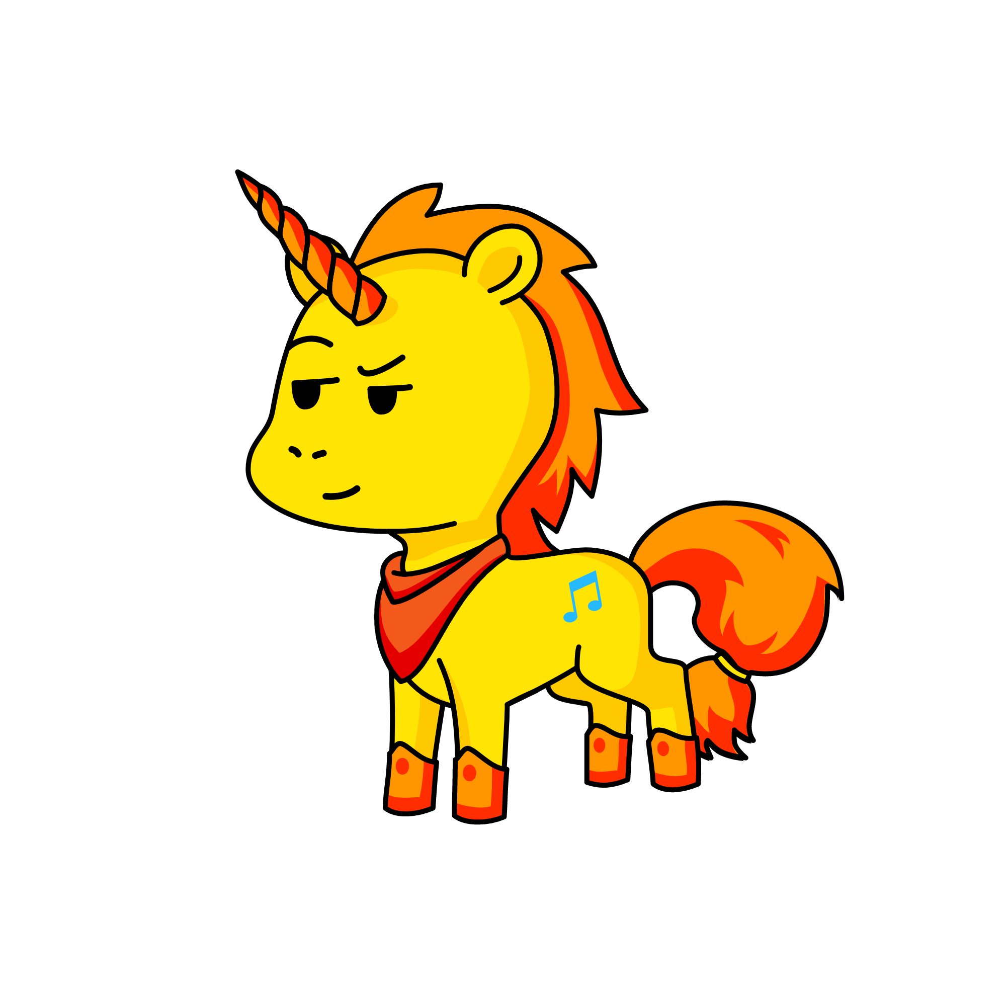 Musico, the unicorn
