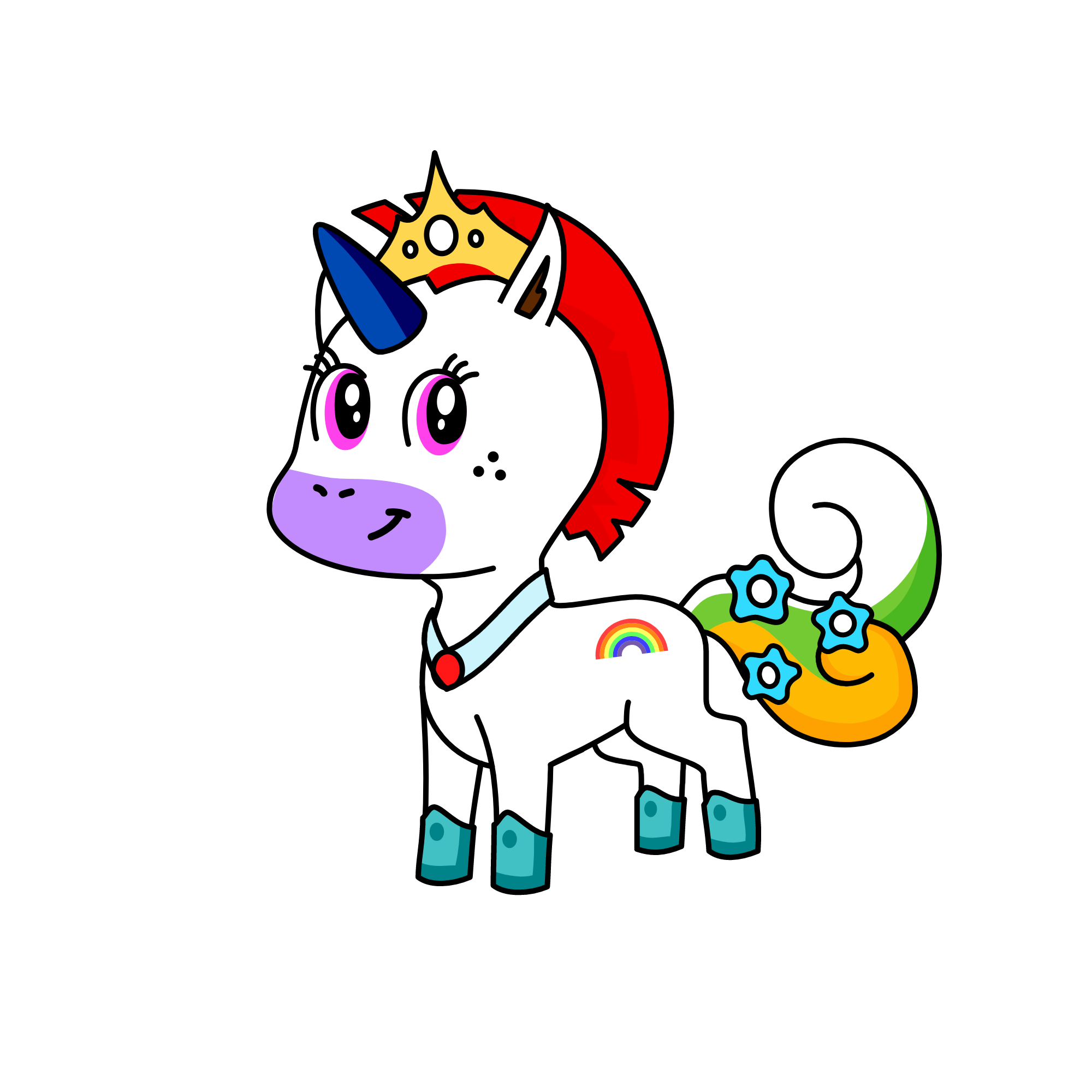 rainbow dash 😘, the unicorn