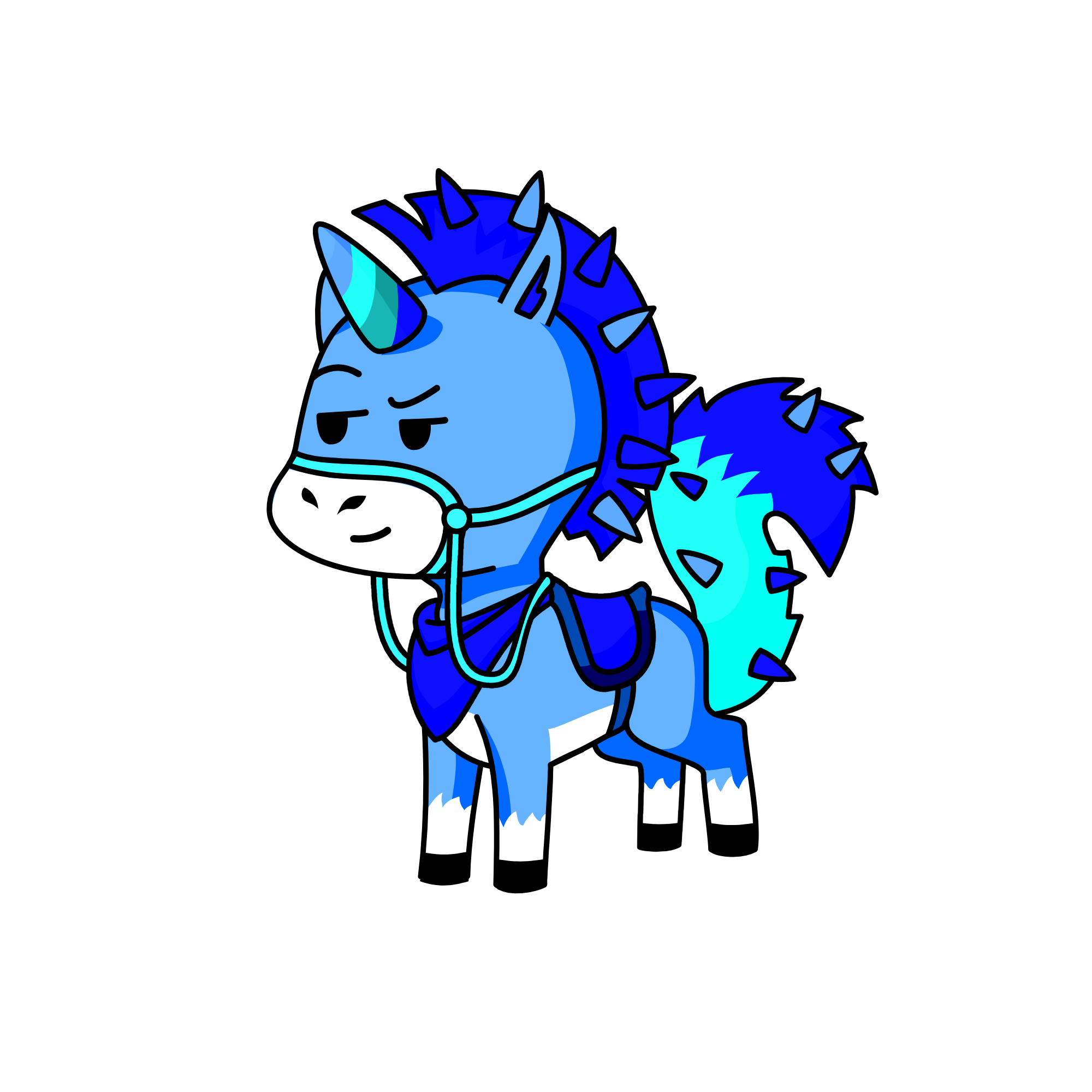ICE WOLF, the unicorn