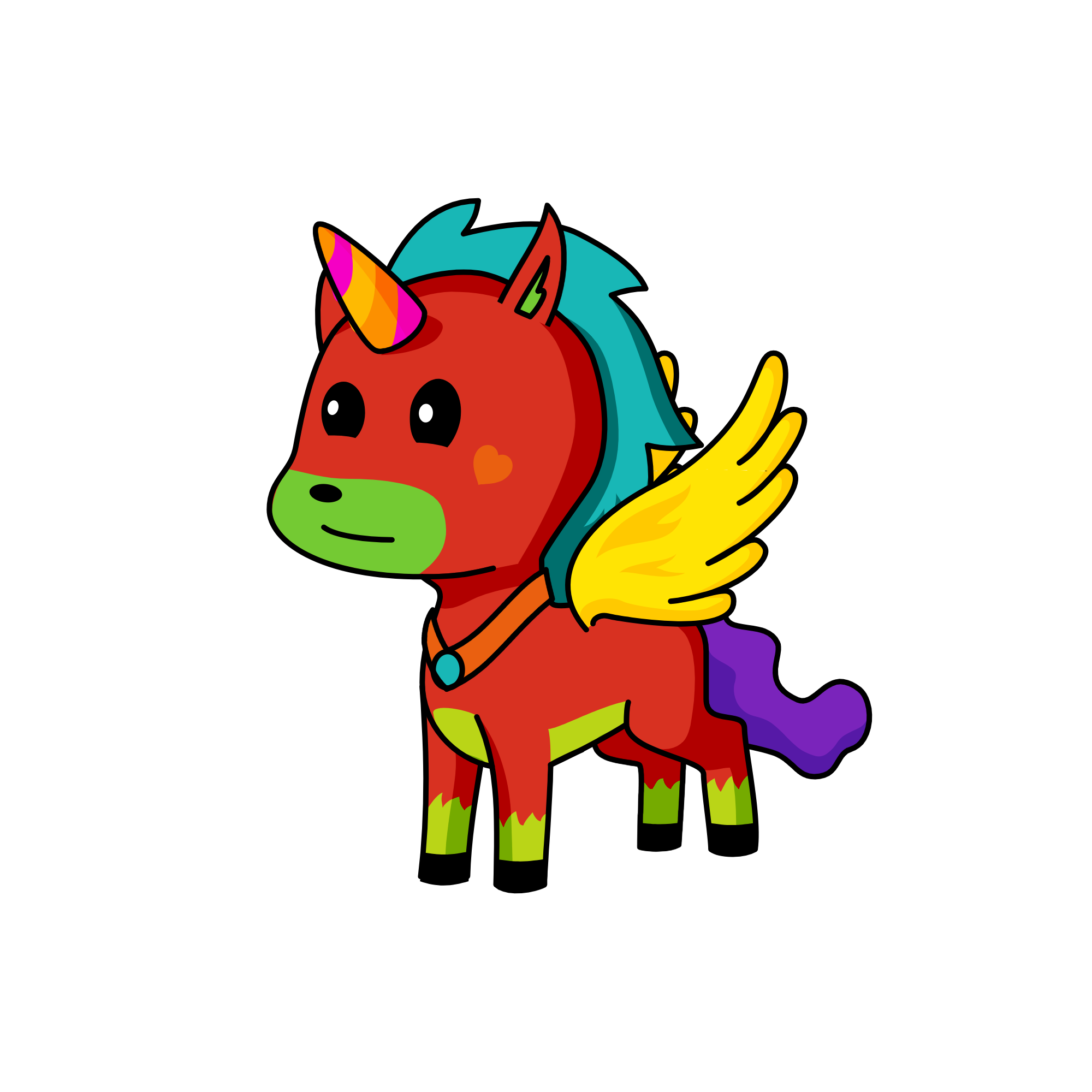 hi, the unicorn