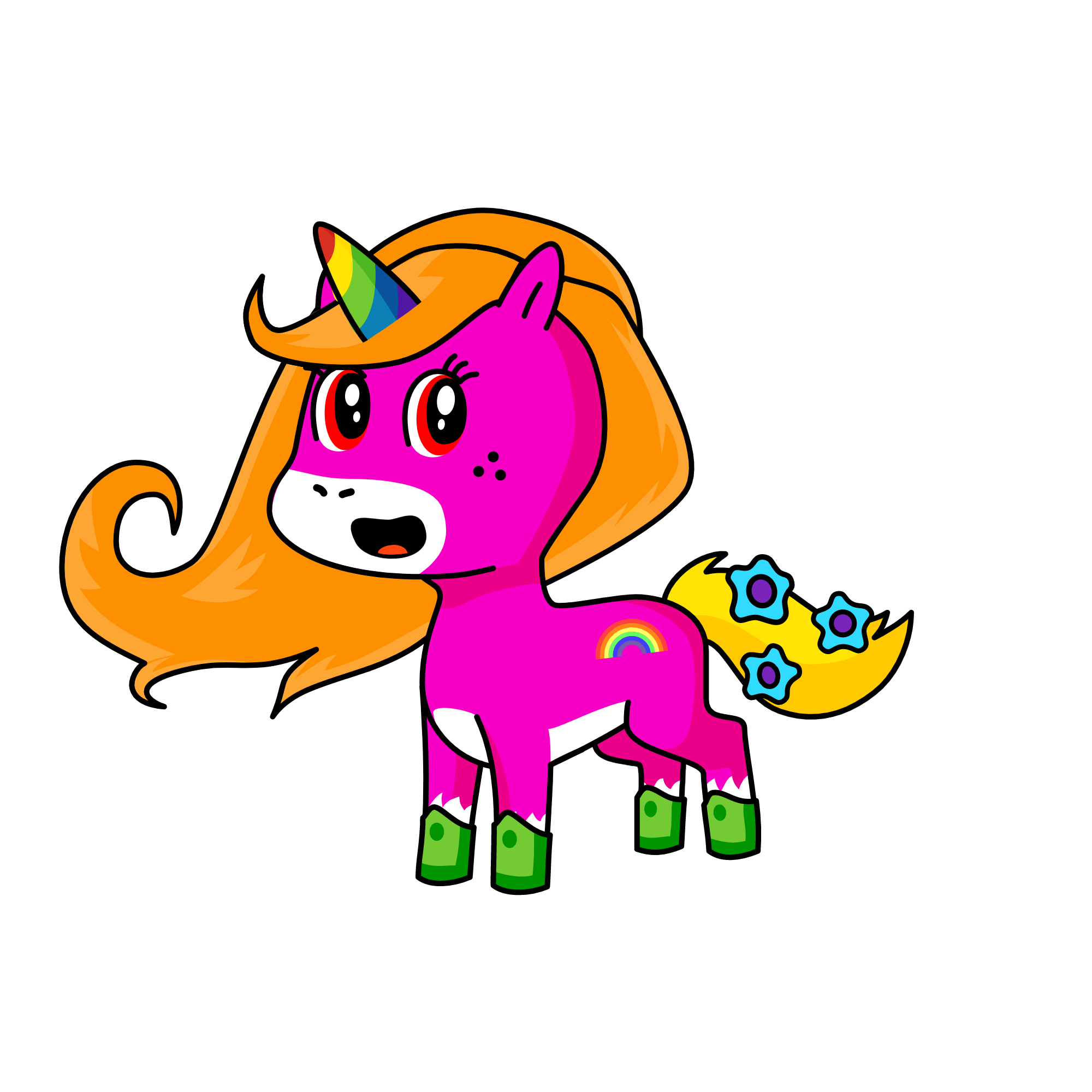 RAINbow SoNg, the unicorn
