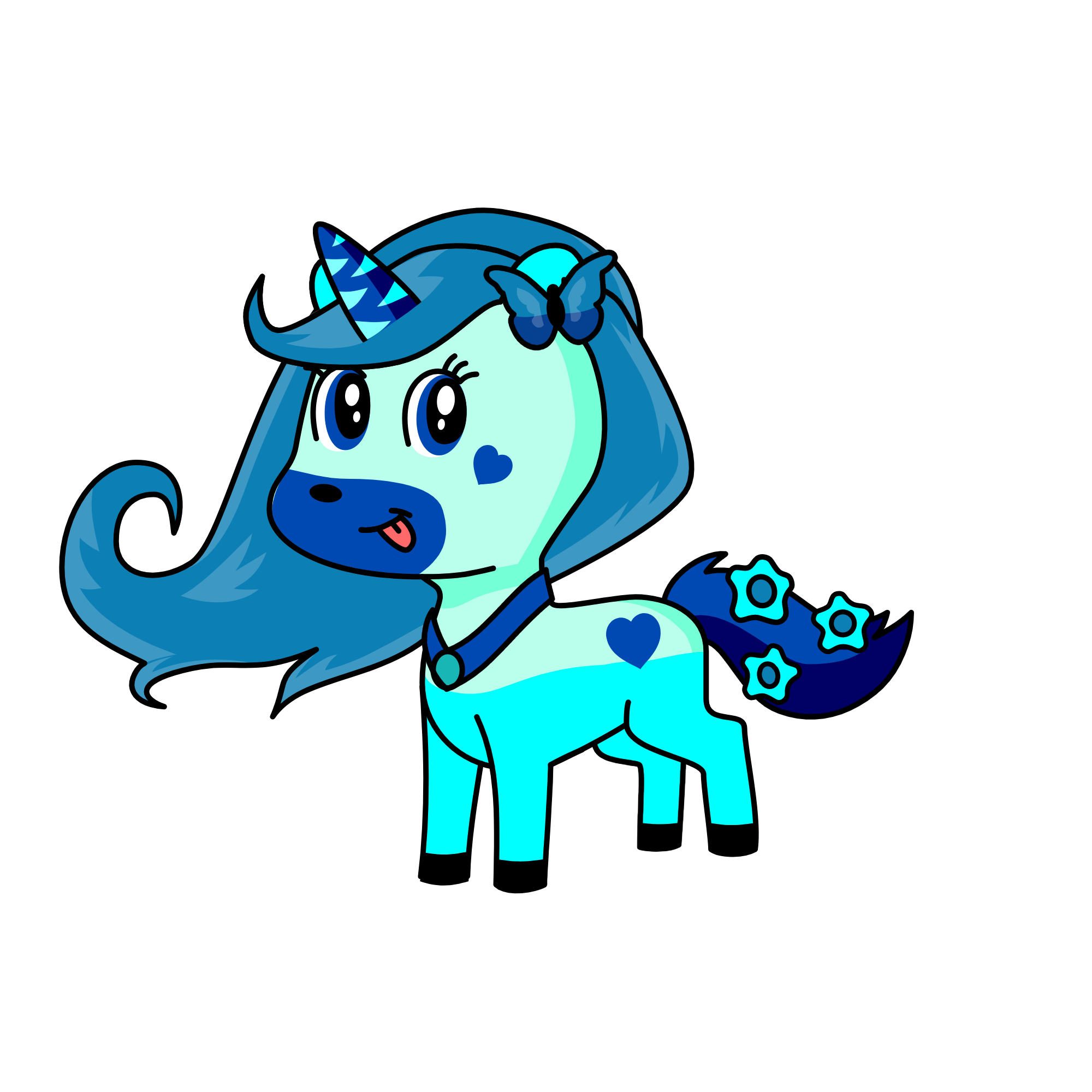 Snowy, the unicorn
