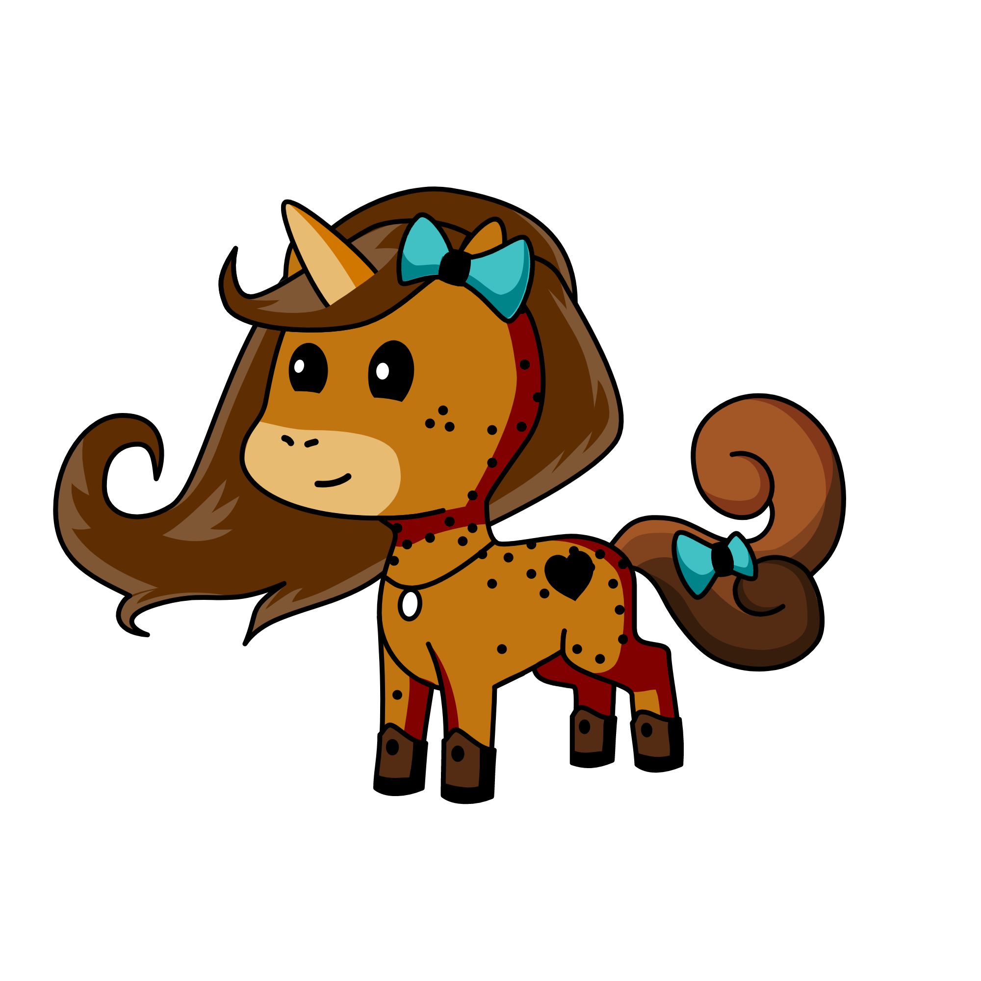 Brownie, the unicorn