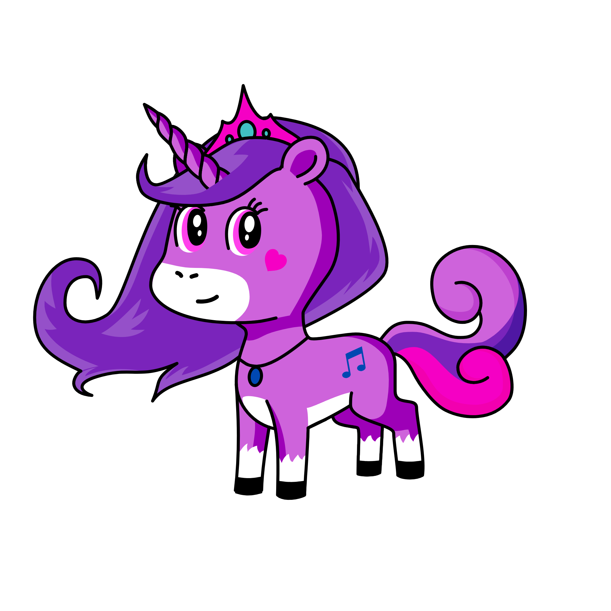 Dark-er, the unicorn