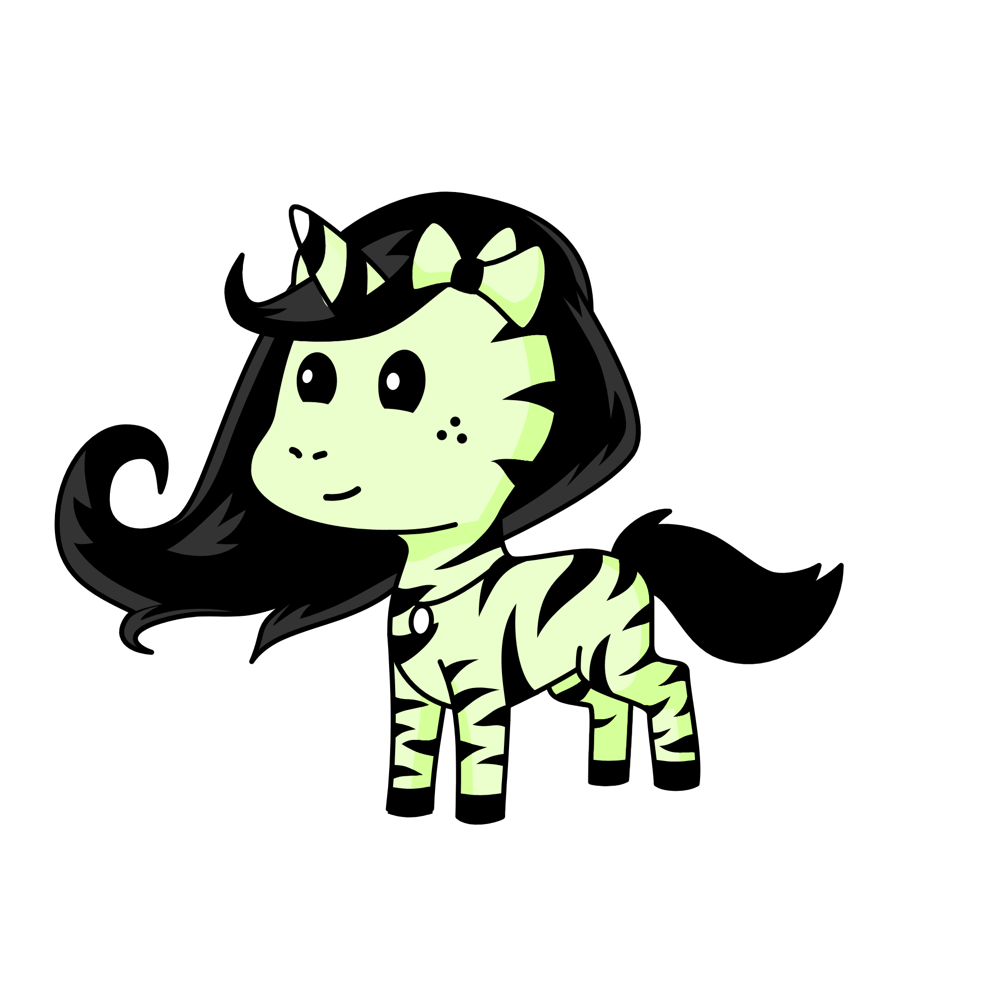 zebra, the unicorn