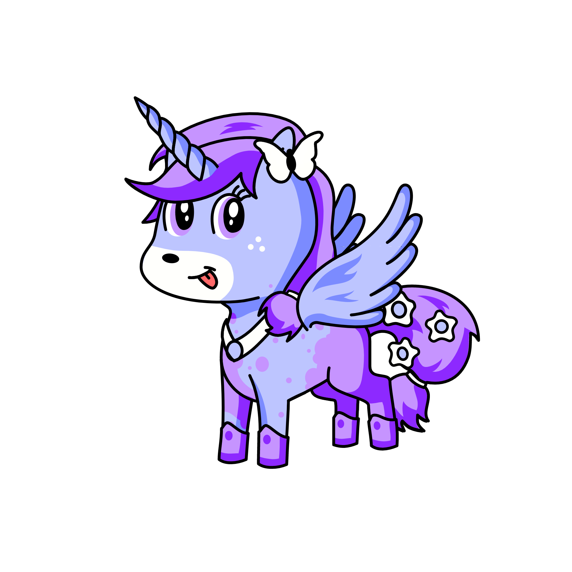 Midnight Flutter, the unicorn